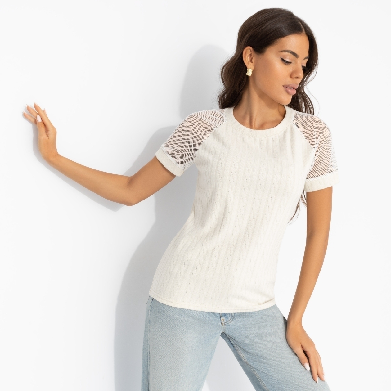 СТ. ЦЕНА 1450 руб//Футболка комбинированная, Талант перемен (soft)