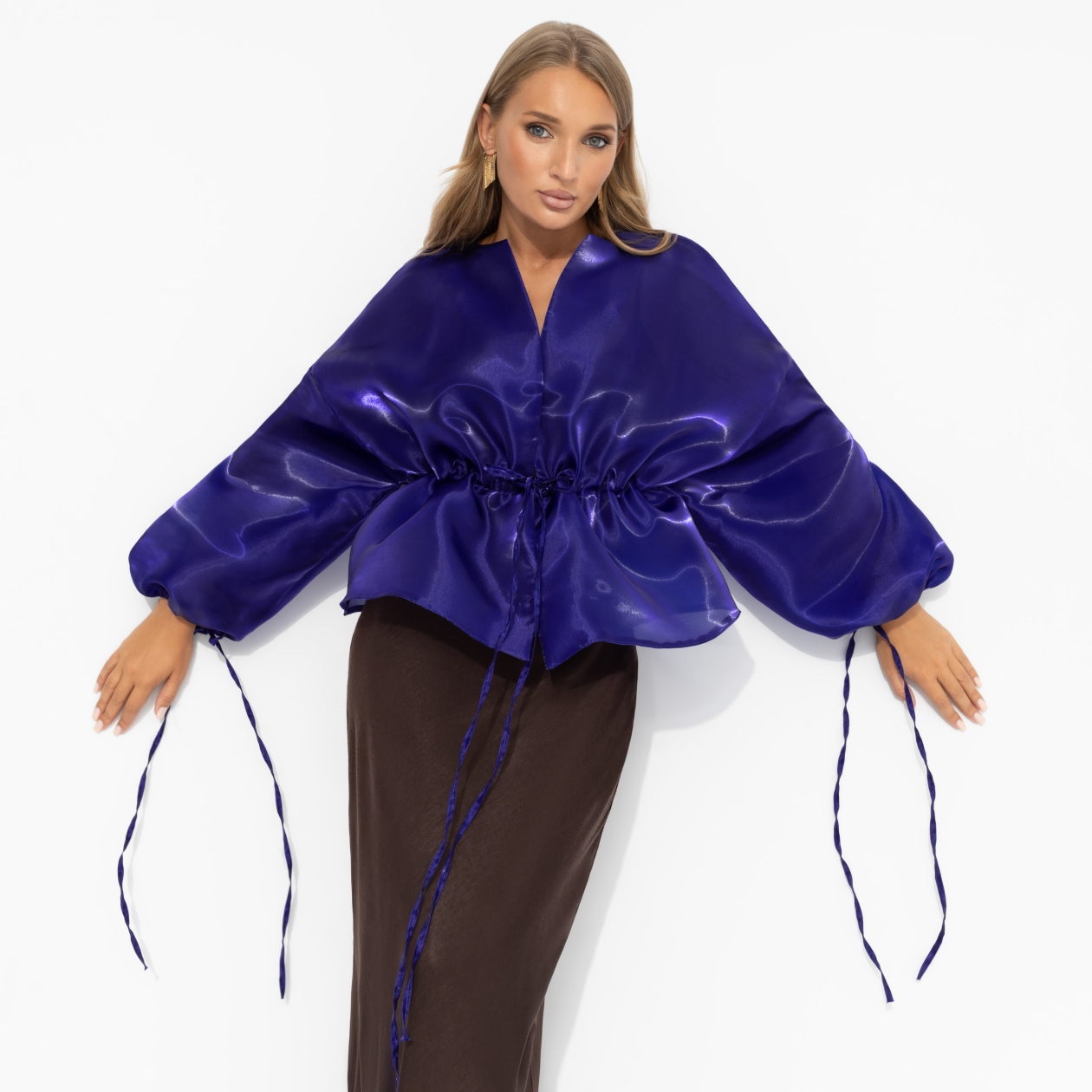 СТ. ЦЕНА 1950 руб//Жакет эффектный, Вершина восхищения (синий)