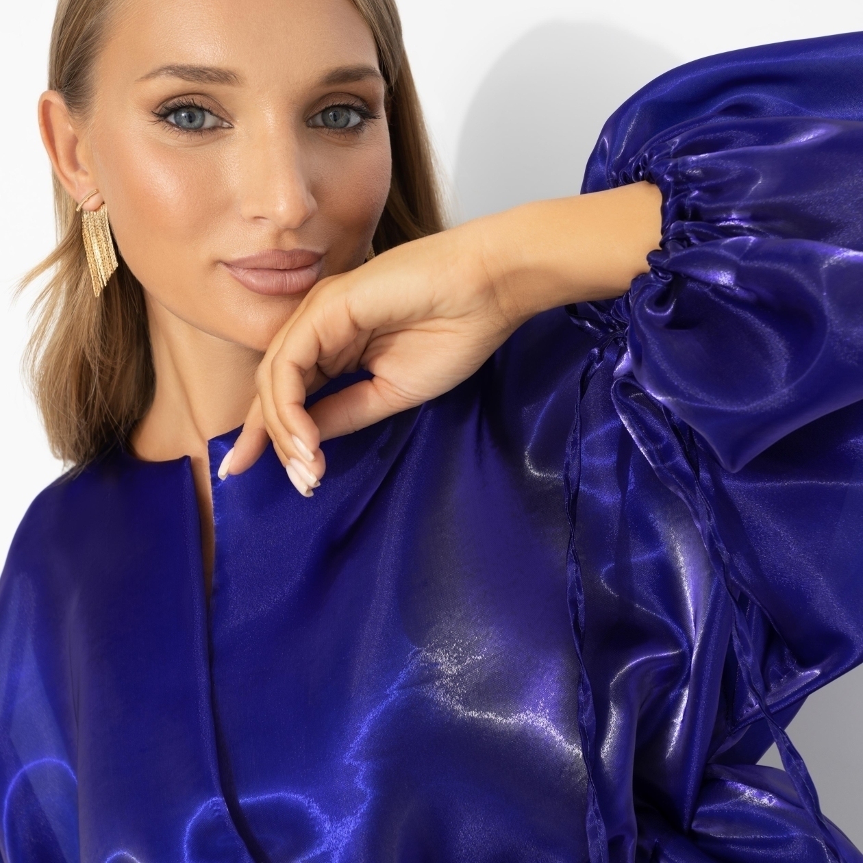 СТ. ЦЕНА 1950 руб//Жакет эффектный, Вершина восхищения (синий)