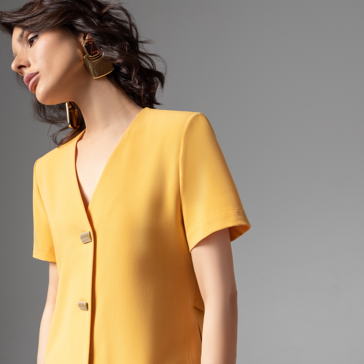 СТ. ЦЕНА 4490 руб//Брючный костюм с разрезами, На шаг впереди моды (яркий)