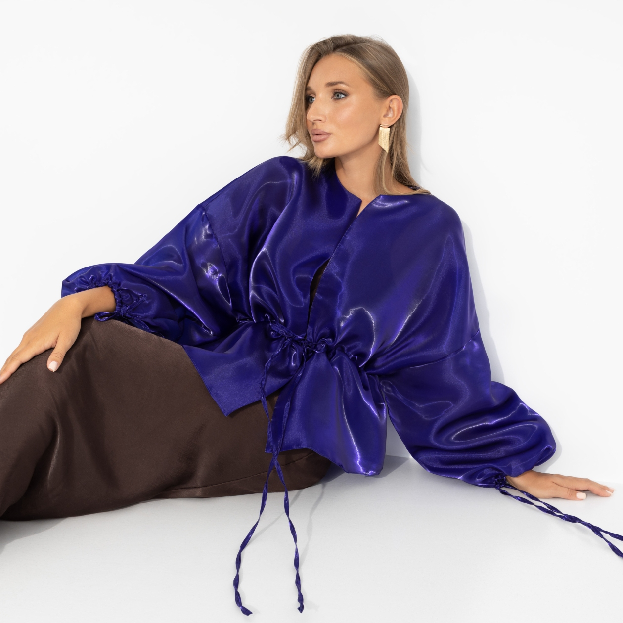 СТ. ЦЕНА 1950 руб//Жакет эффектный, Вершина восхищения (синий)