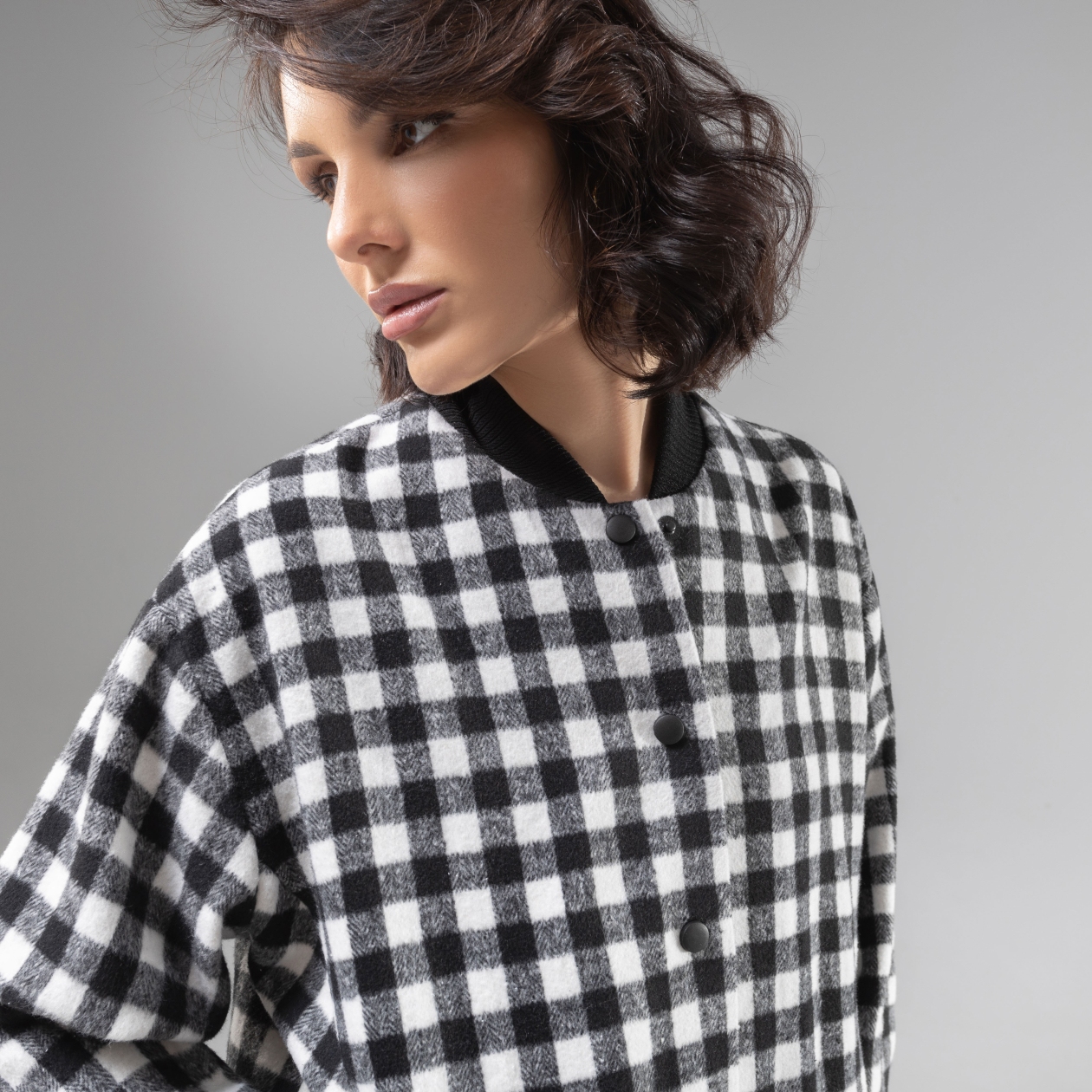 СТ. ЦЕНА 2790 руб//Бомбер из мягкой ткани, Движение вперед (интересная штучка)