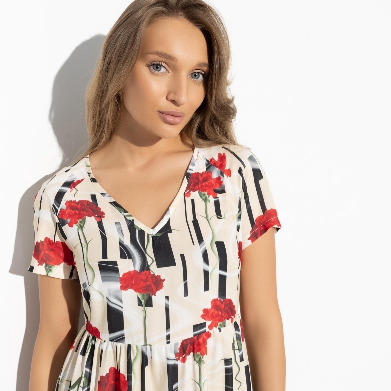 СТ. ЦЕНА 1690 руб//Платье, Воздушная стихия (цветочная феерия)