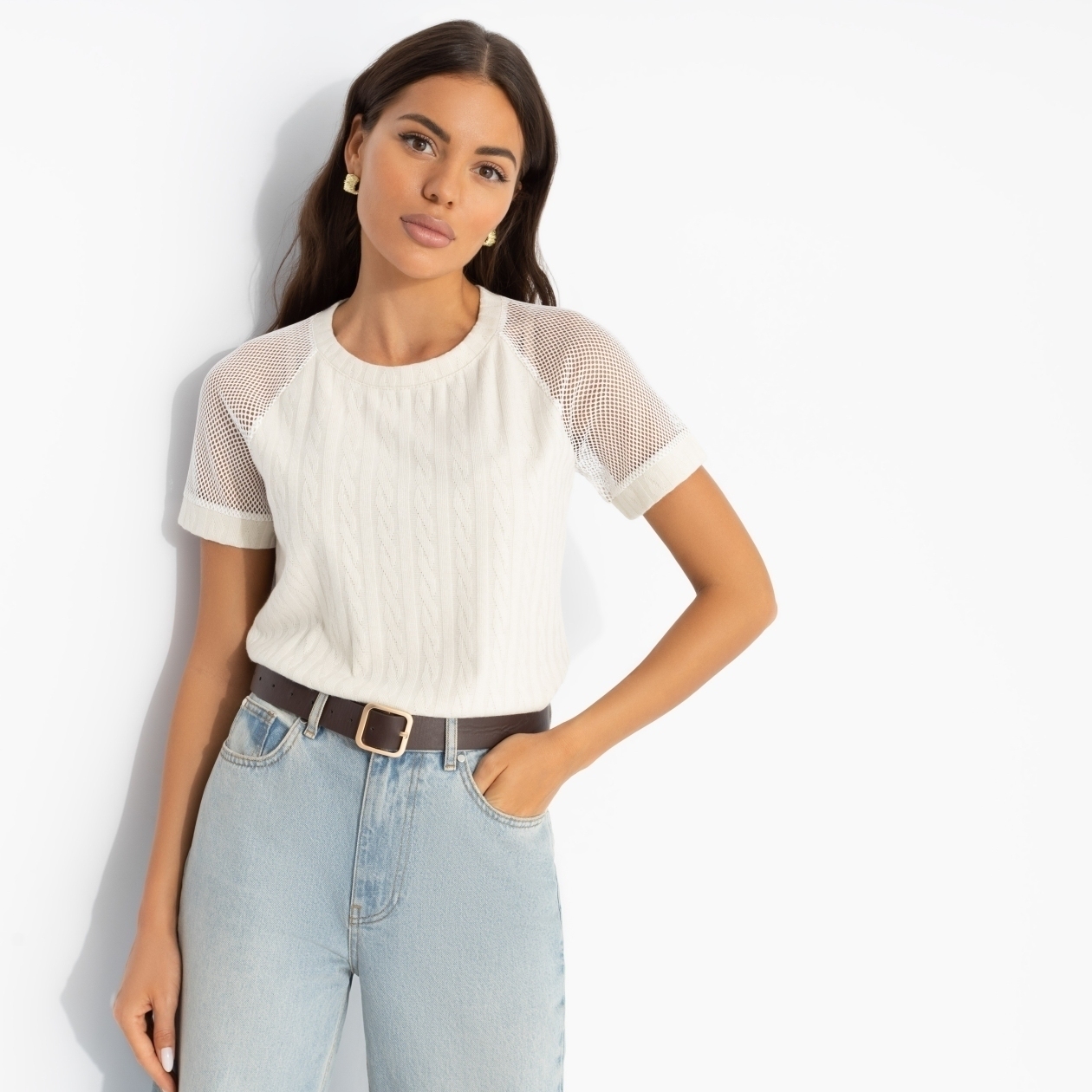 СТ. ЦЕНА 1450 руб//Футболка комбинированная, Талант перемен (soft)