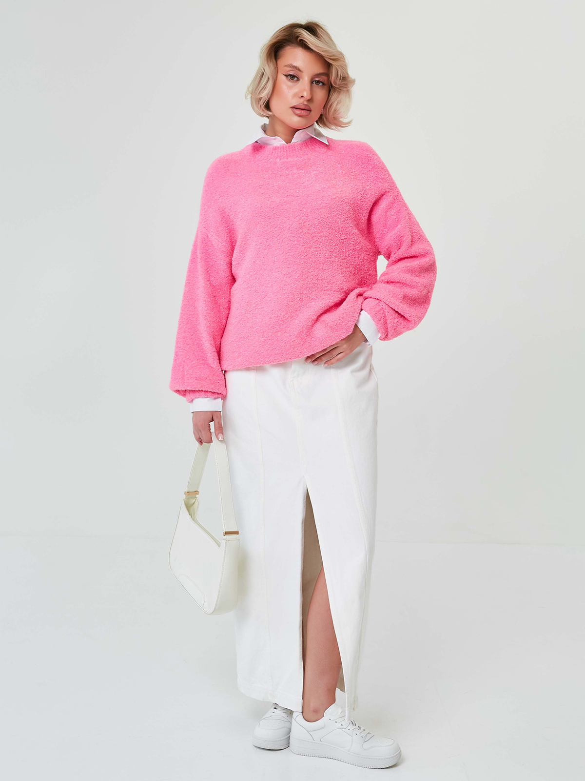 3865 Джемпер женский цвет розовый