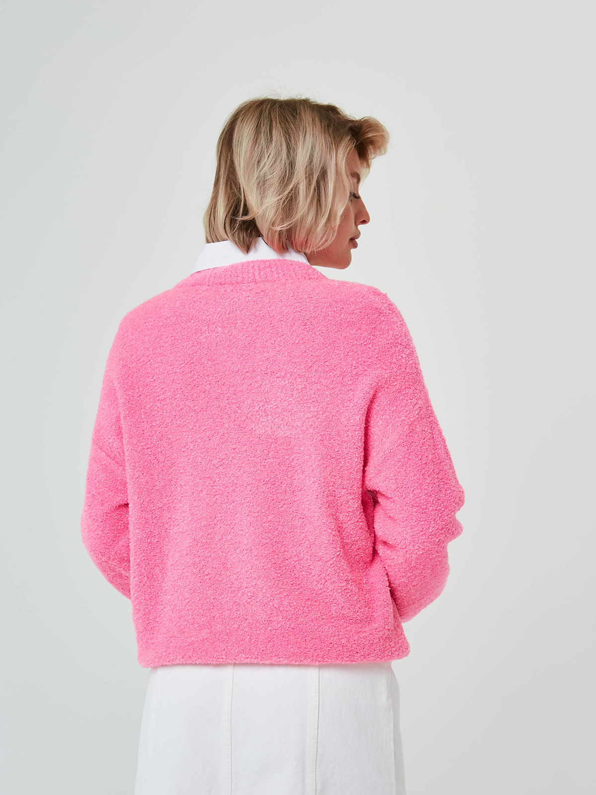 3865 Джемпер женский цвет розовый