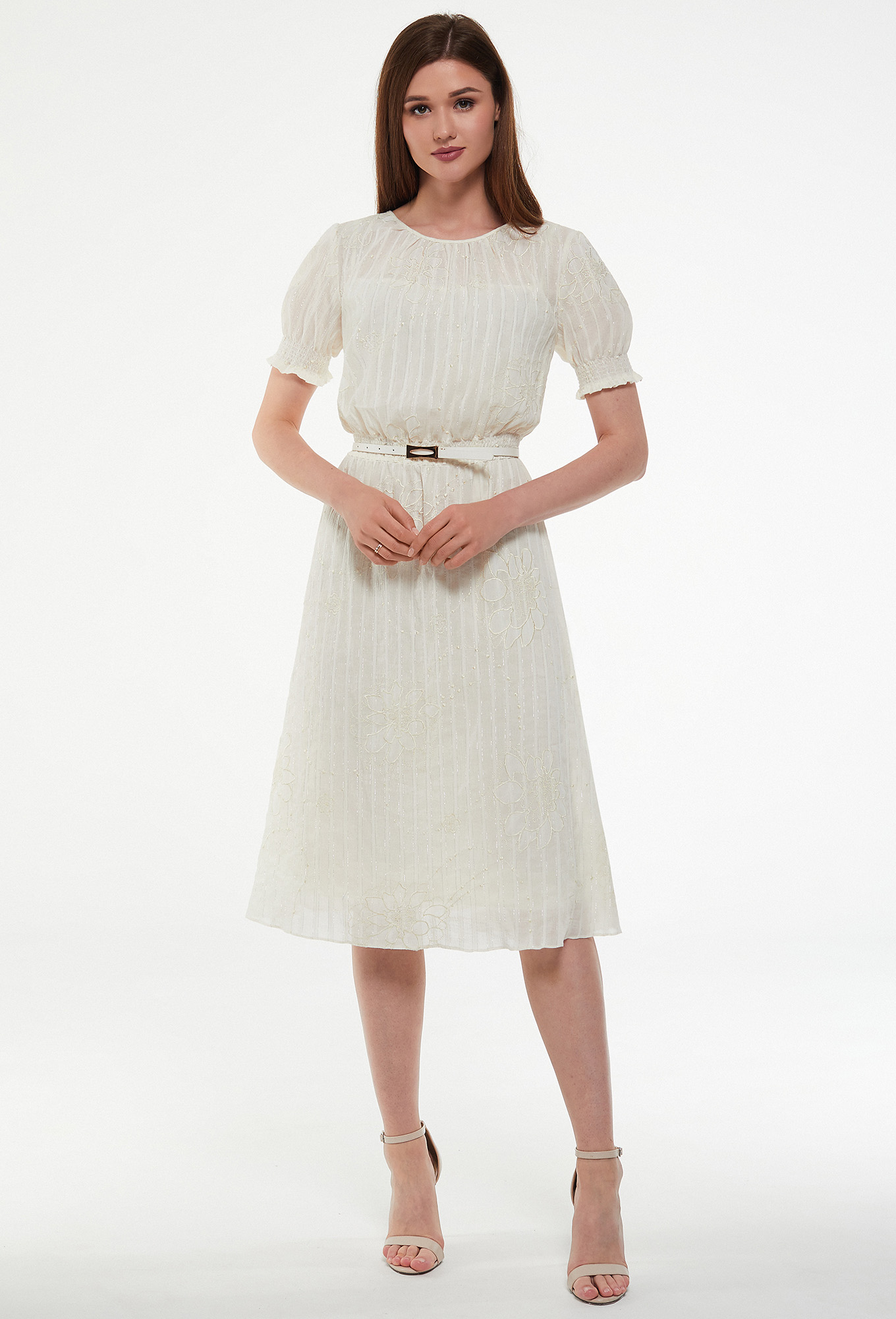 ст. цена1999руб.! Платье Bazalini 3590 молочный