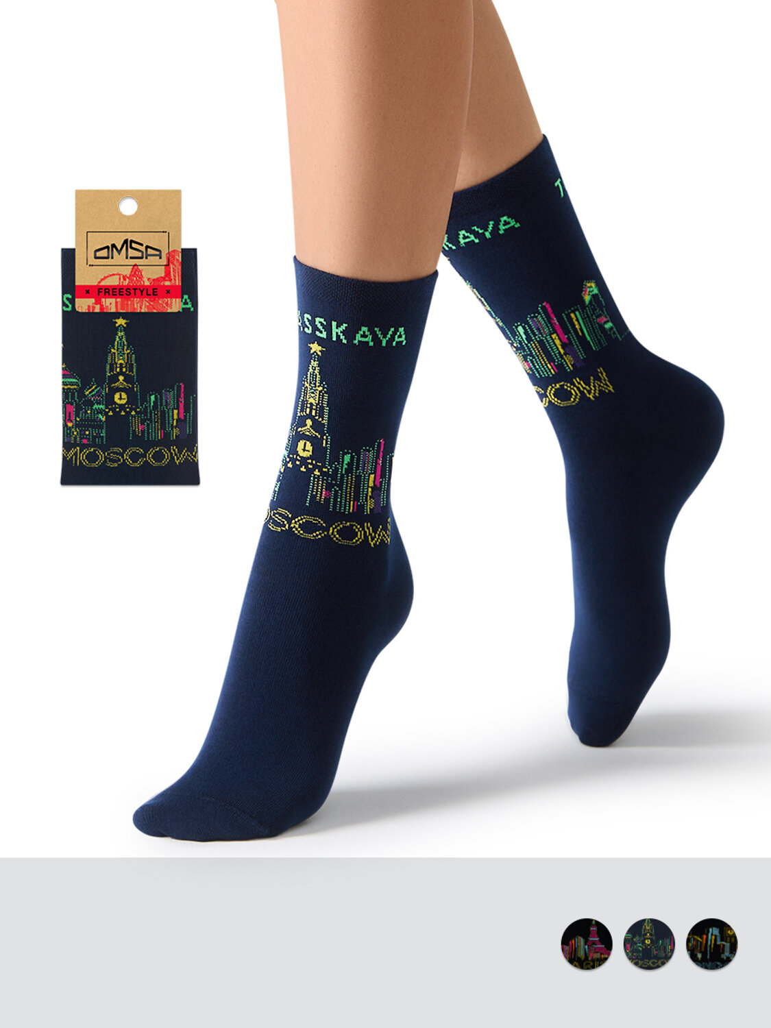 ст. цена106руб.! Omsa Носки OMSA FREESTYLE 612