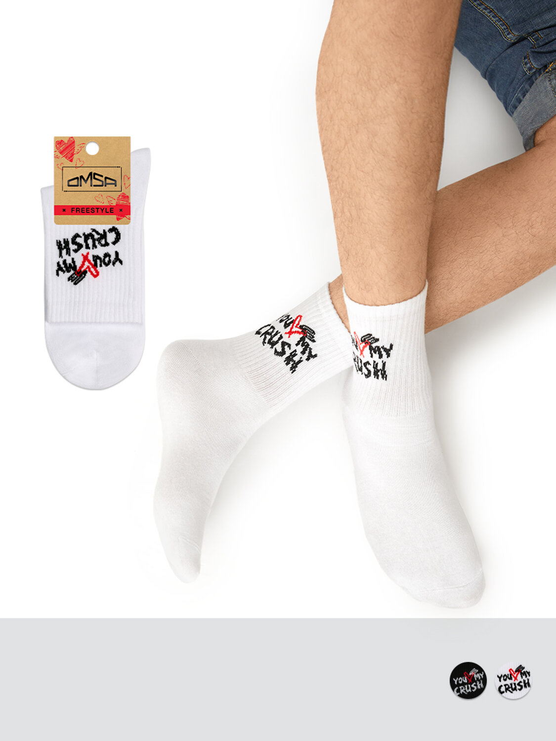 ст. цена100руб.! Omsa Носки OMSA FREESTYLE 611