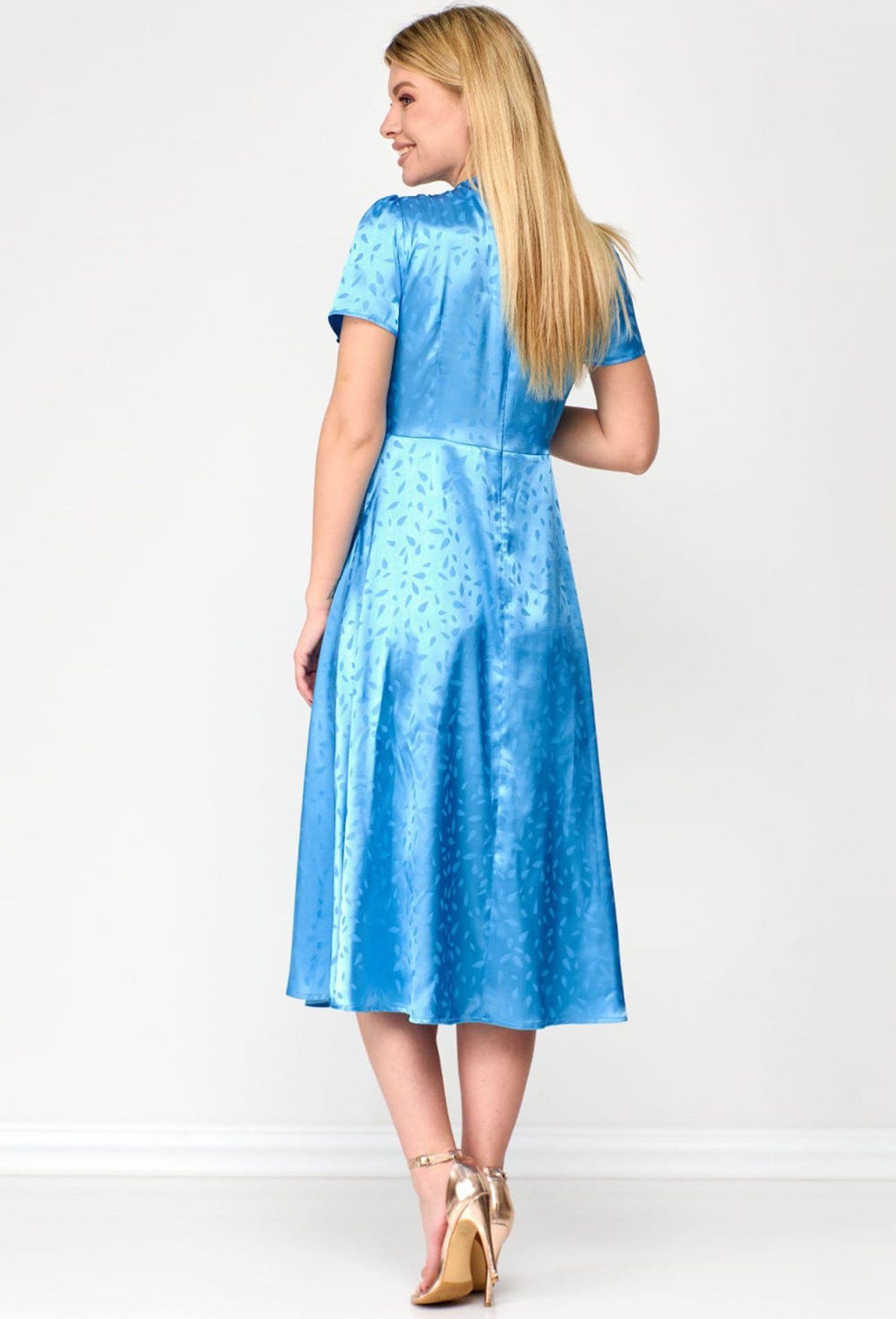 ст. цена2299руб.! Платье Viola Style 01048 голубой