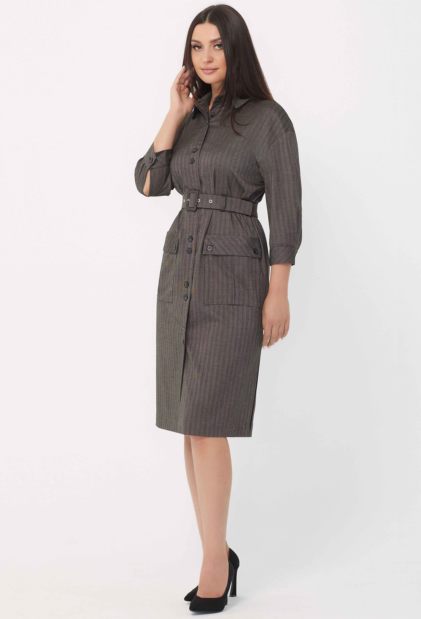 ст. цена2499руб.! Платье Bazalini 4515 коричневый