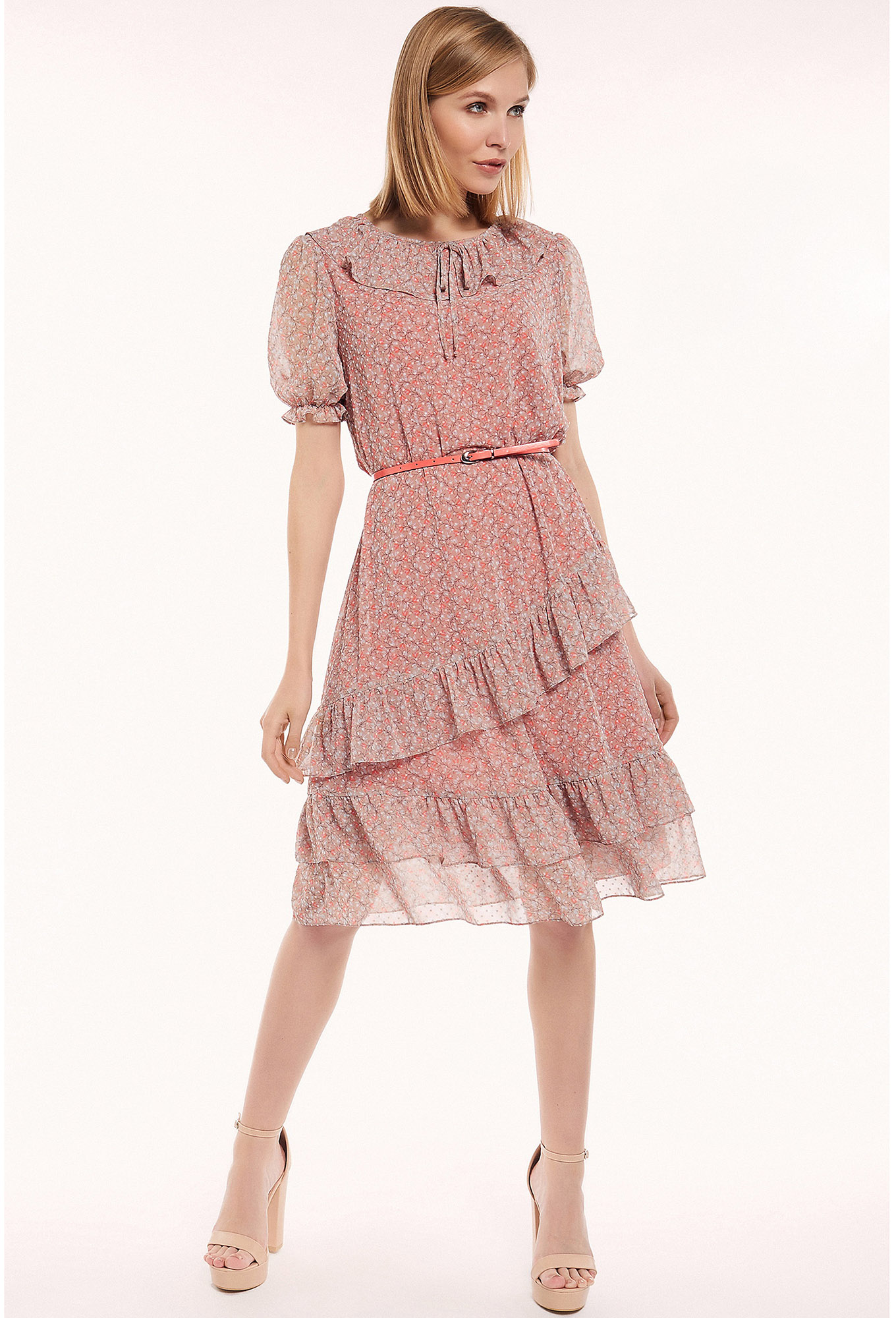 ст. цена1999руб.! Платье Bazalini 4284 розовый