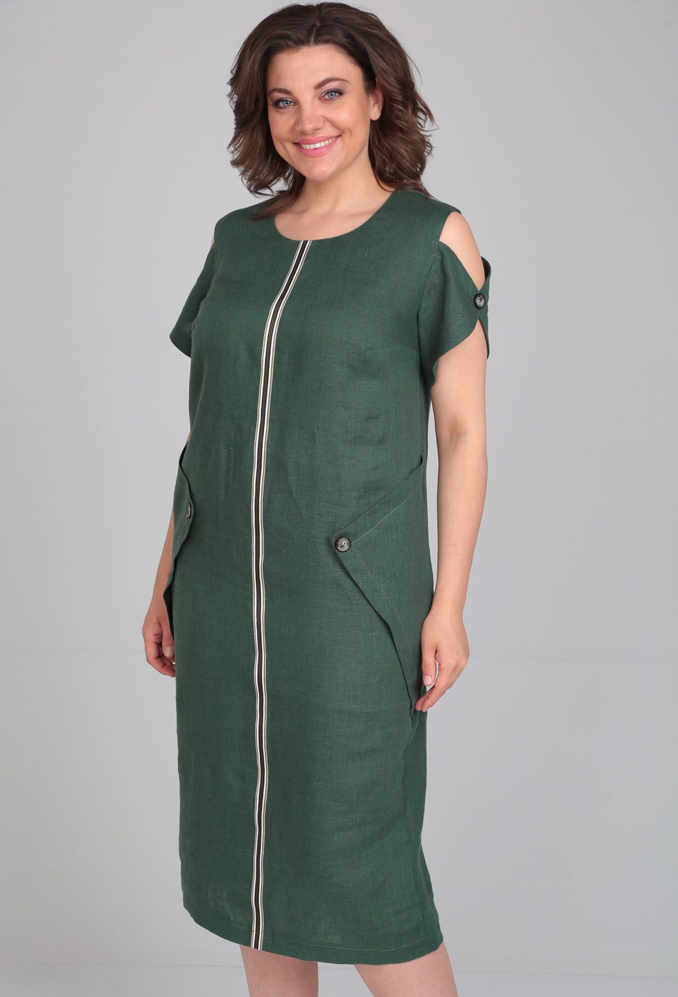 ст. цена2299руб.! Платье Diamant 1870 т.зелёный