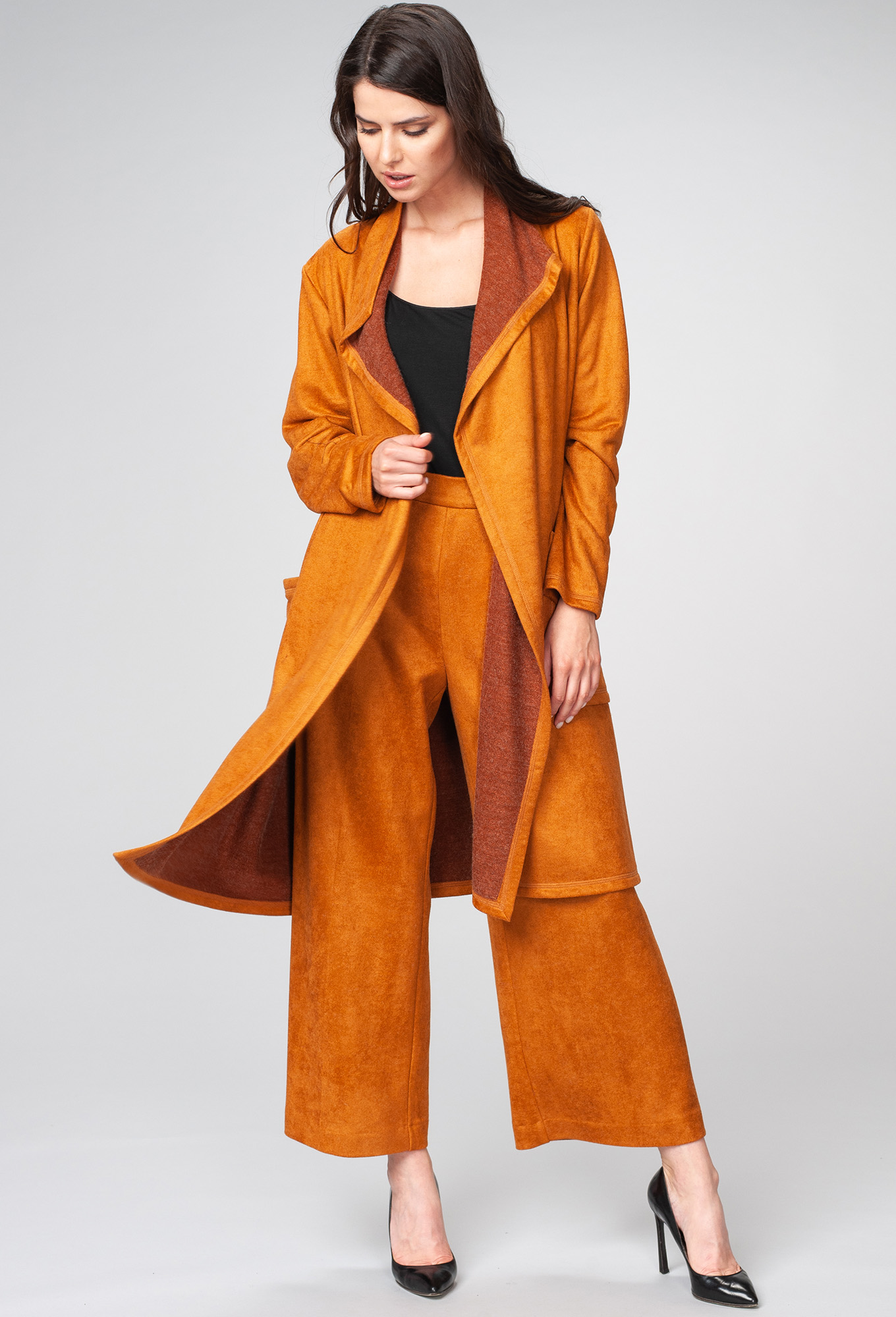 ст. цена2499руб.! Кардиган ASV 1949 рыжий