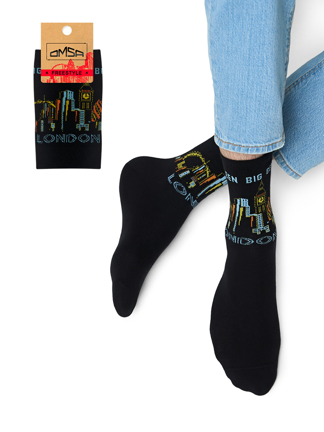 ст. цена106руб.! Omsa Носки OMSA FREESTYLE 612