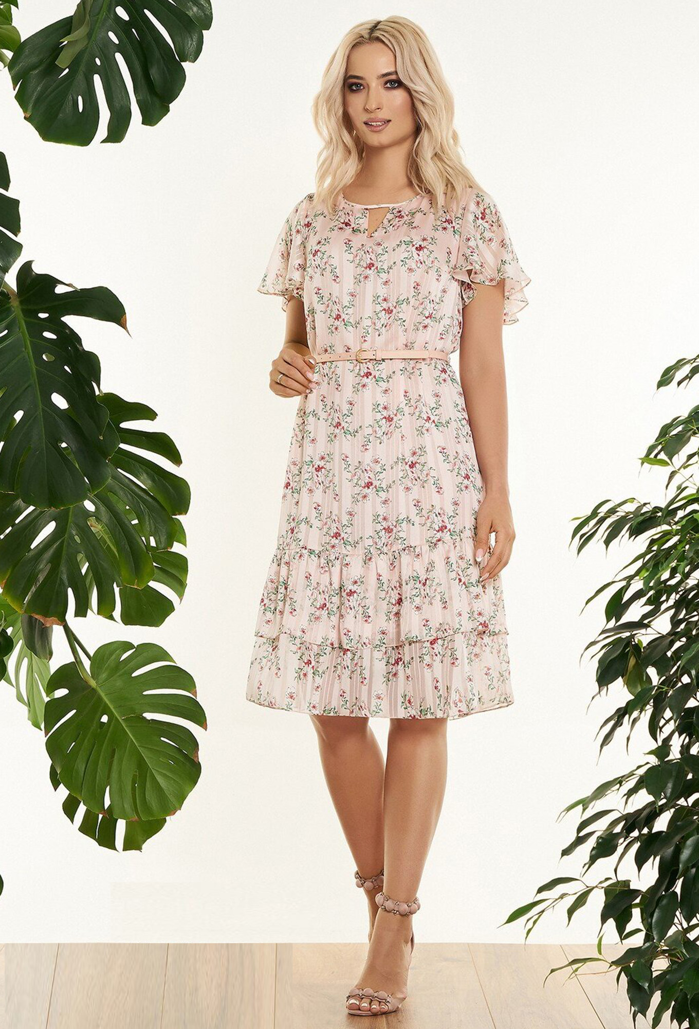 ст. цена1999руб.! Платье Bazalini 3618 розовый