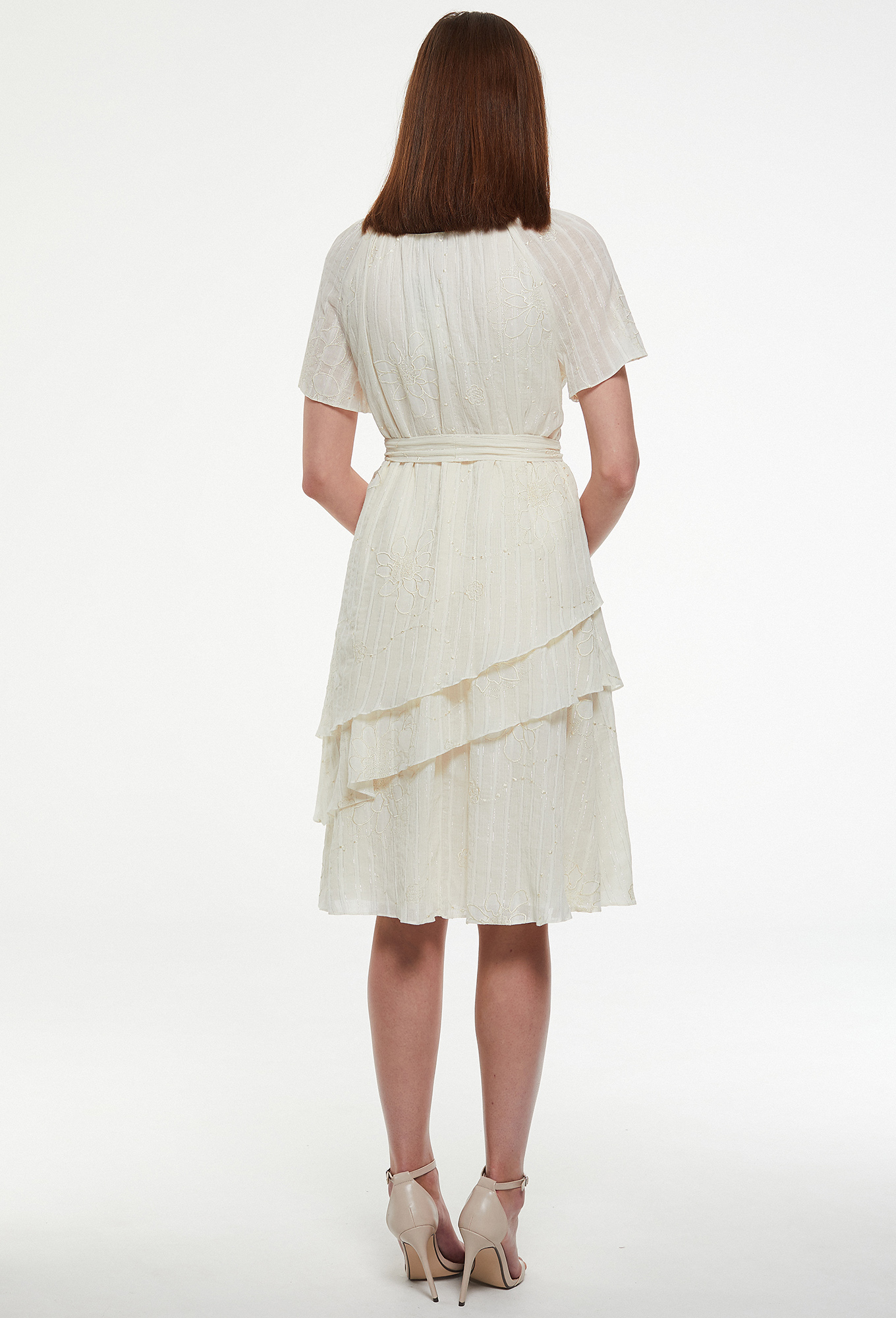 ст. цена1999руб.! Платье Bazalini 3458 молочный