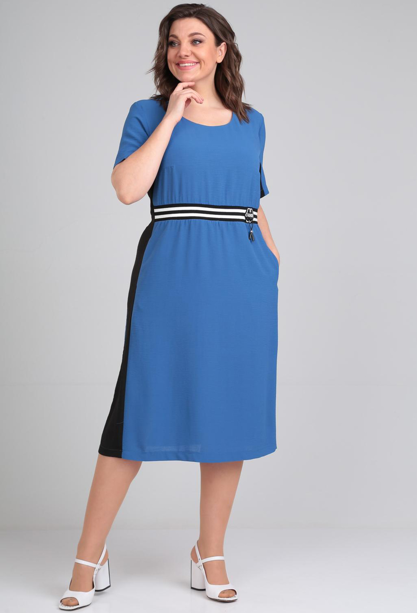 ст. цена2199руб.! Платье Diamant 1865 синий