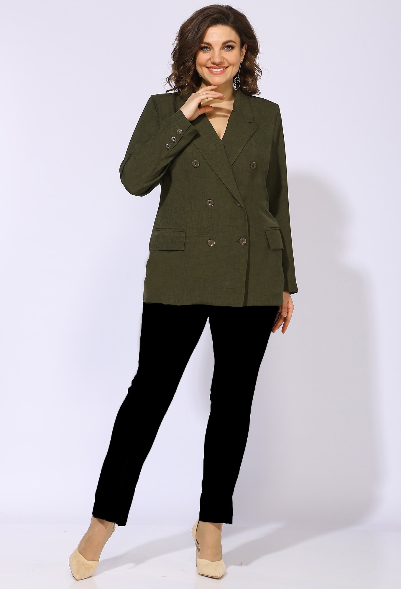 ст. цена1999руб.! Жакет Anastasia Mak 902Ж зеленый