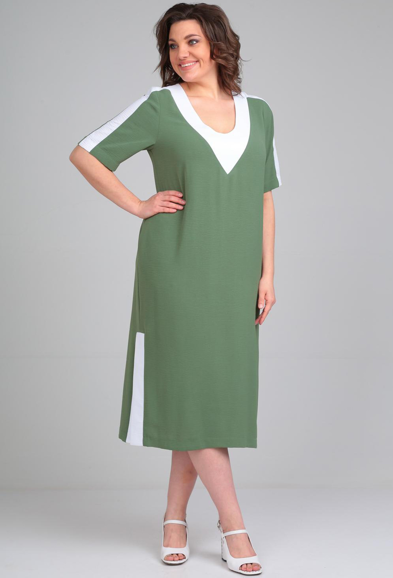 ст. цена2190руб.! Платье Diamant 1869 хаки