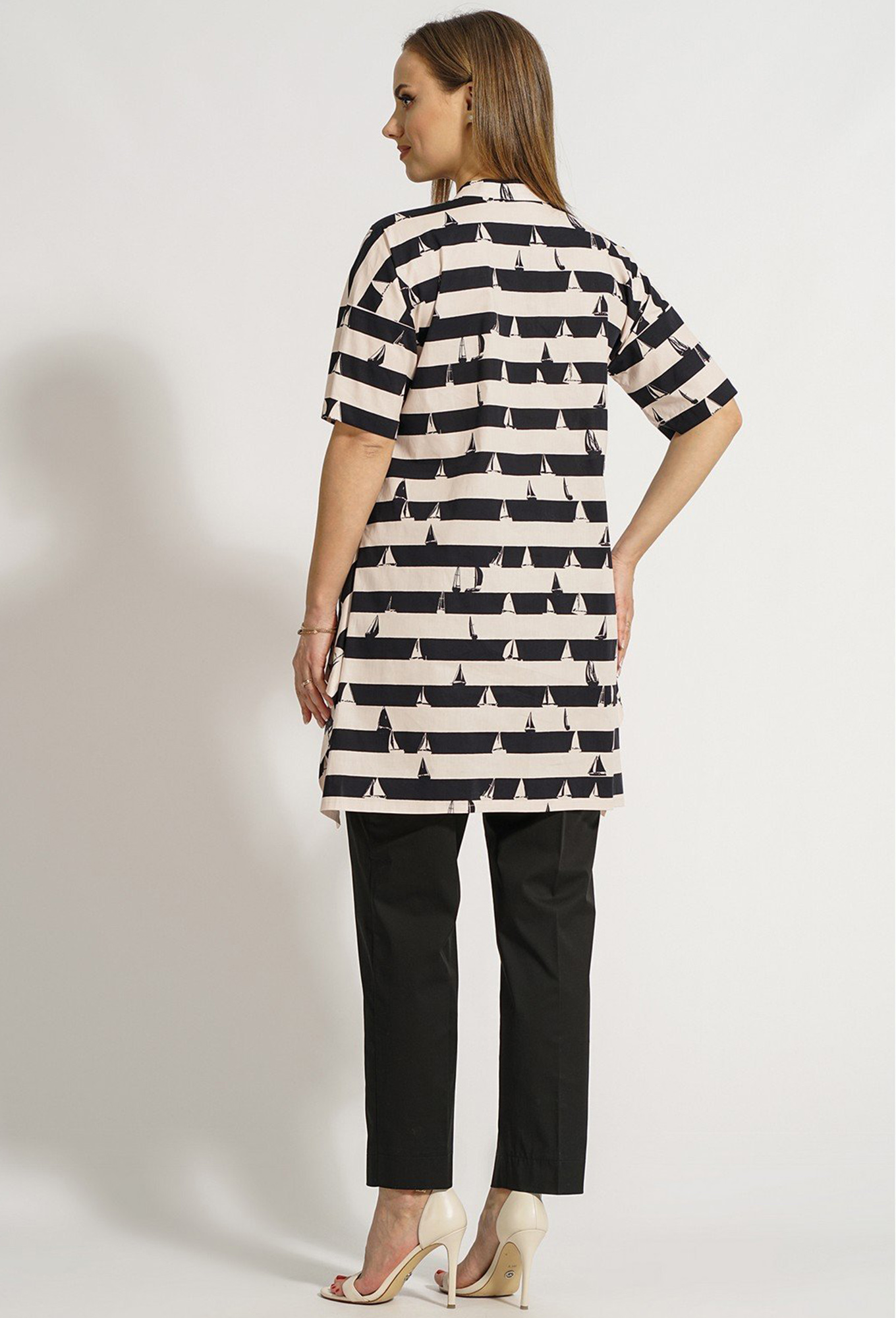 ст. цена1799руб.! Блуза МЕДЕЯ И К 2195 молочно-черный