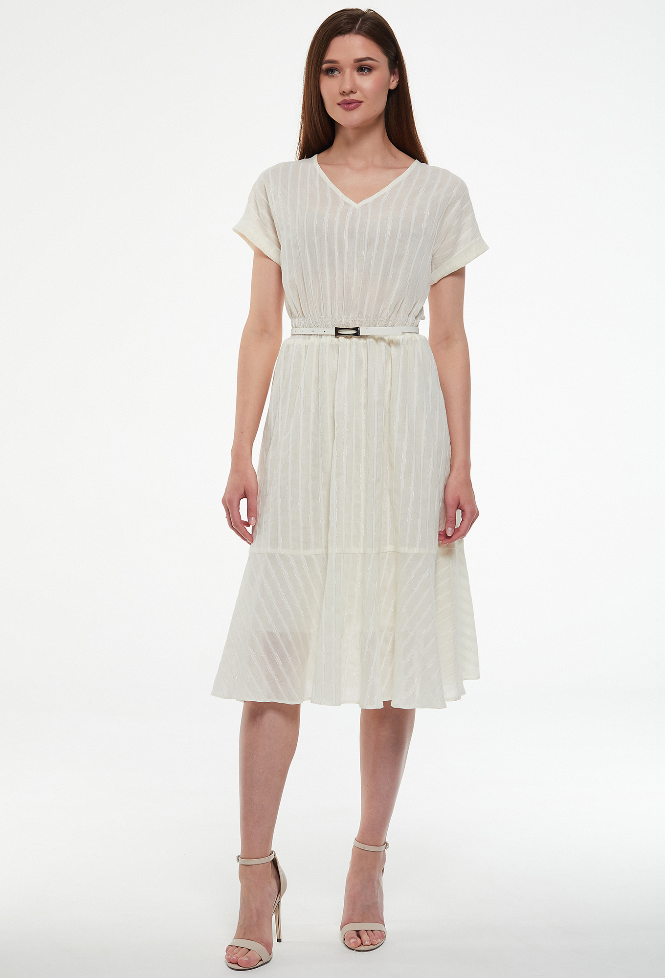 ст. цена1999руб.! Платье Bazalini 3448 молочный