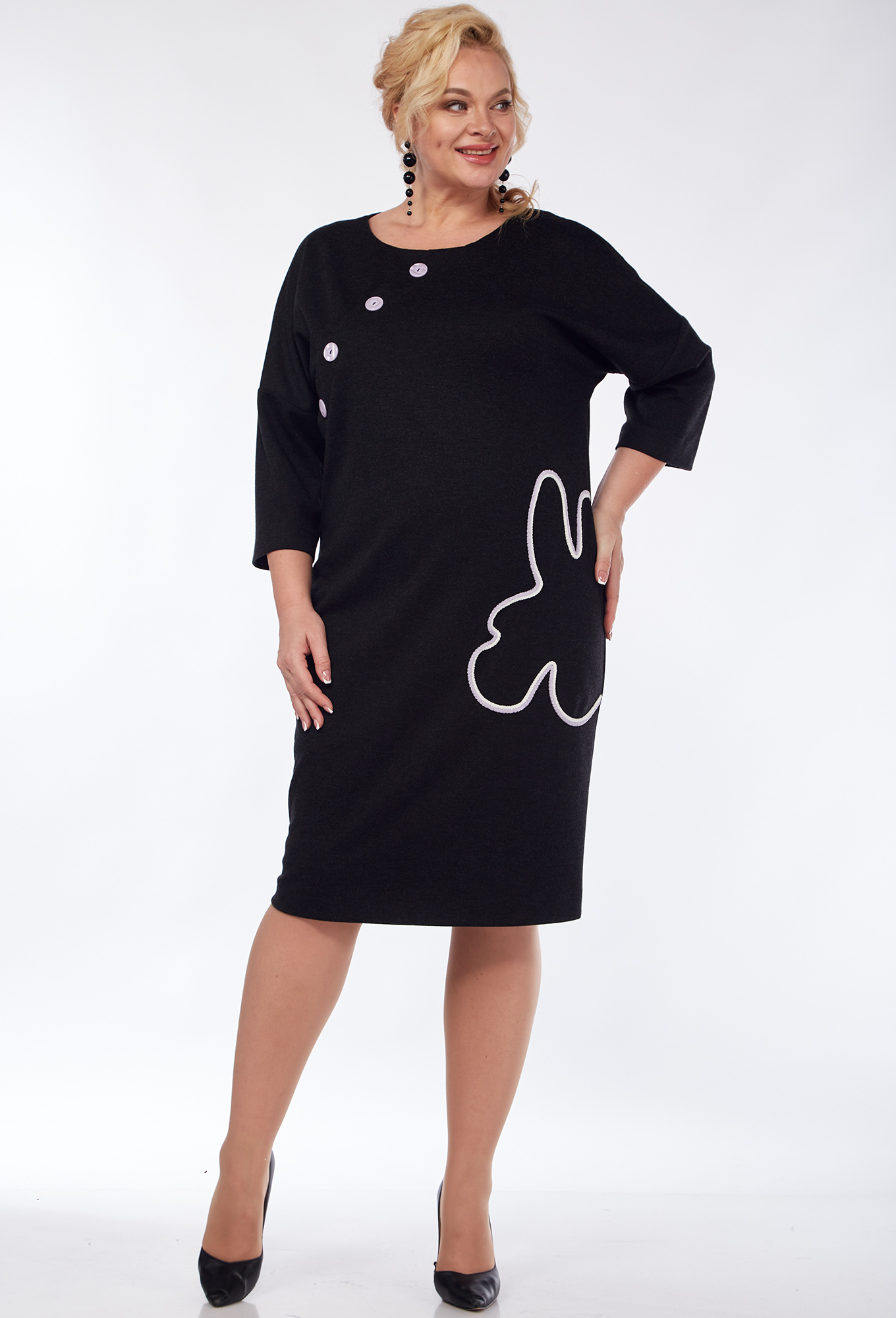 ст. цена2299руб.! Платье Galereja 710 черный