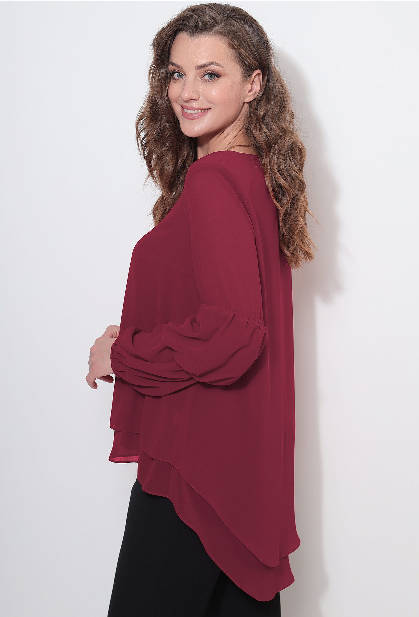 ст. цена1799руб.! Блуза Lenata 11066 бордо