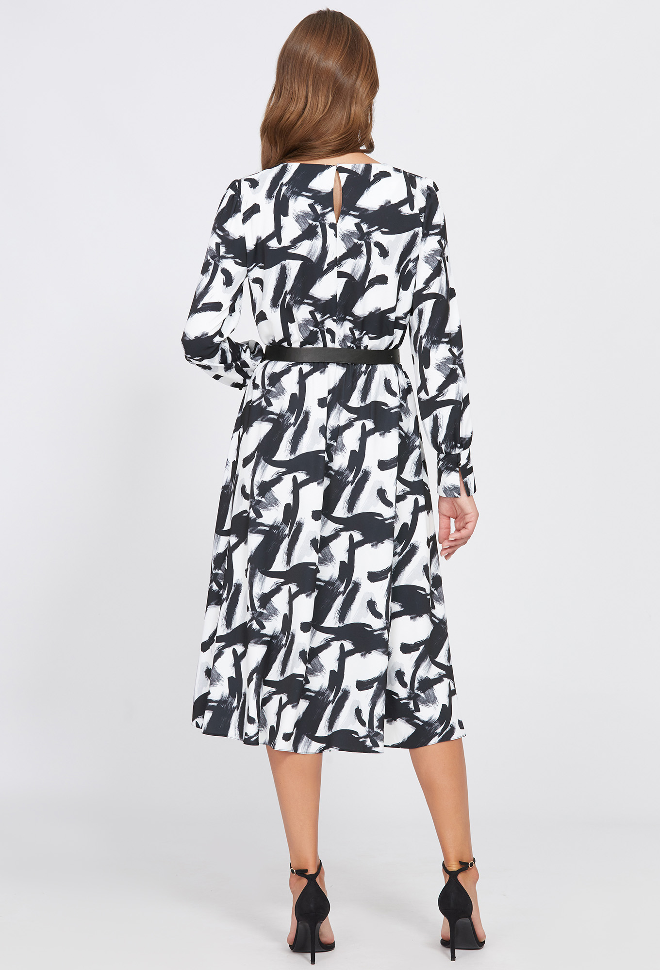 ст. цена2999руб.! Платье Bazalini 4788 черно-белый