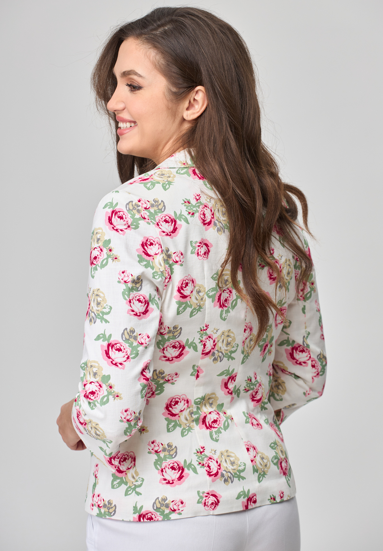 ст. цена1799руб.! Жакет БЕЛЭЛЬСТИЛЬ 203 молочный розы