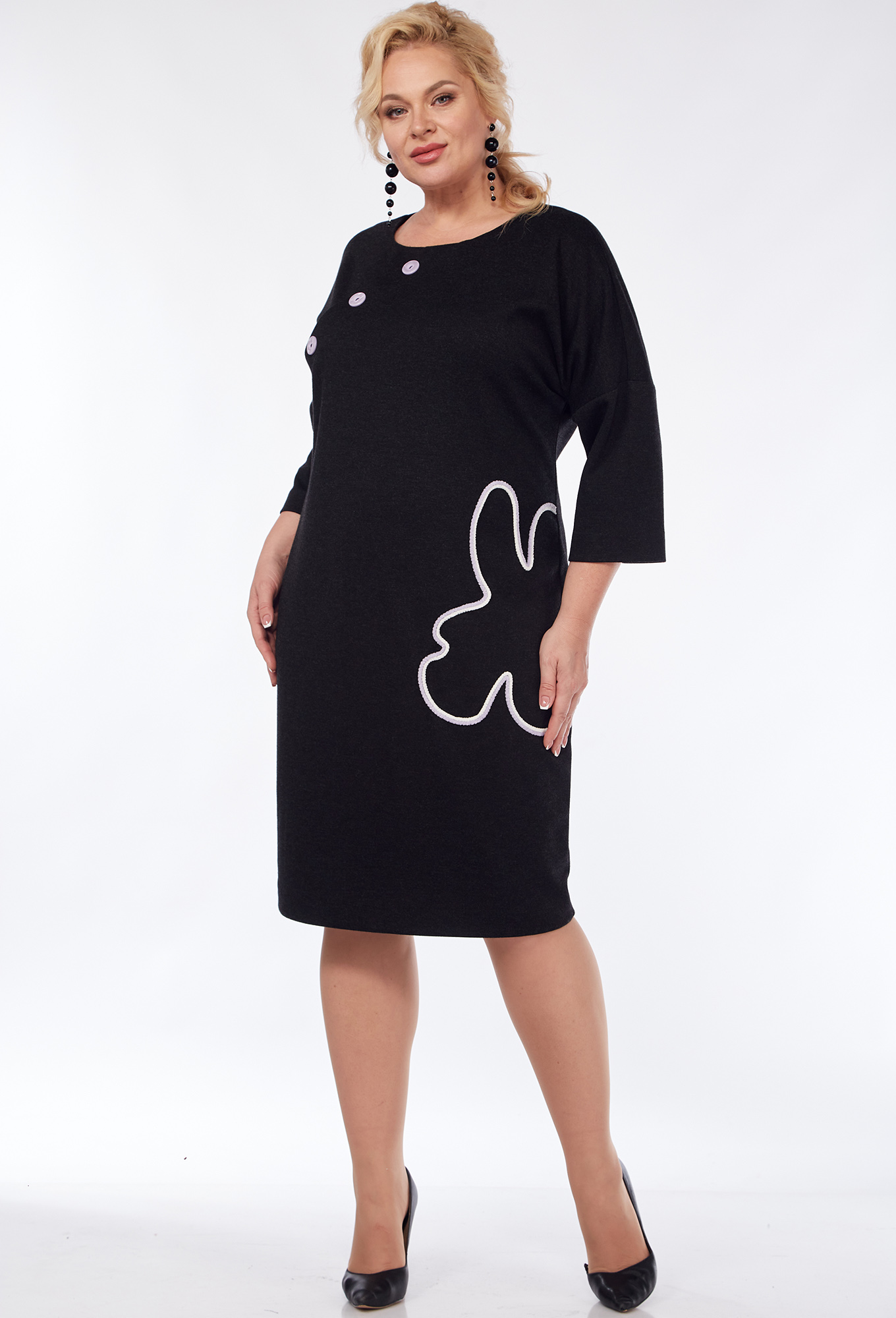 ст. цена2299руб.! Платье Galereja 710 черный