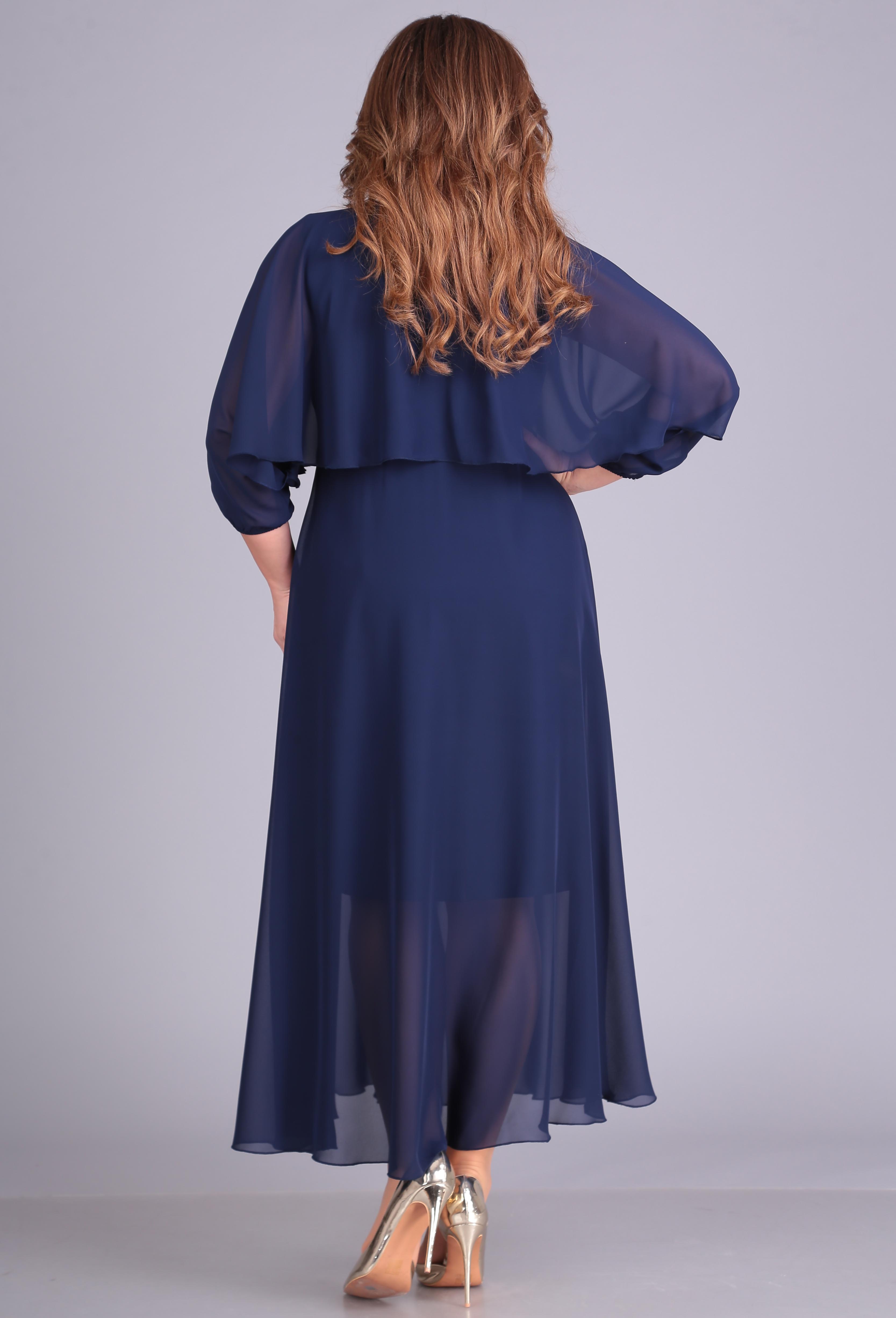 ст. цена2999руб.! Платье Anastasia Mak 673 темно-синий