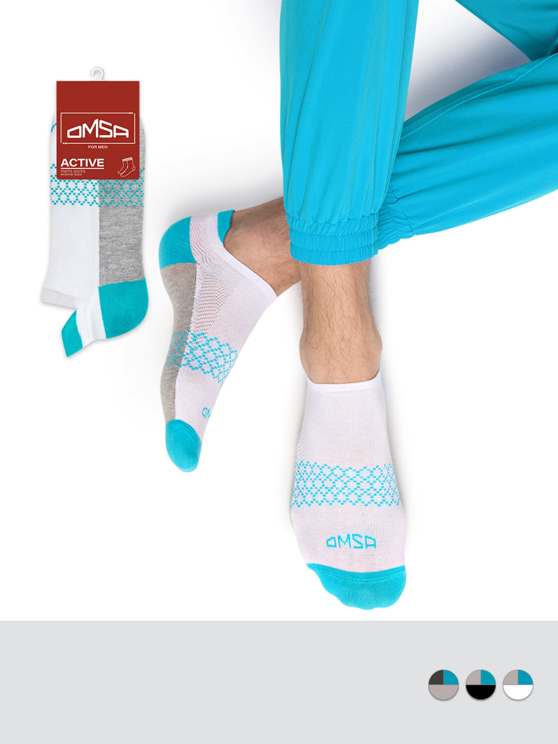 ст. цена100руб.! Omsa Носки OMSA ACTIVE 107
