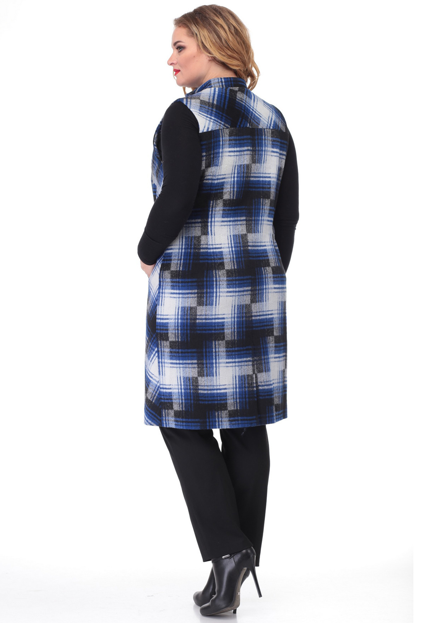 ст. цена3499руб.! Жилет утепленный БЕЛЭЛЬСТИЛЬ 805 бело-сине-черный