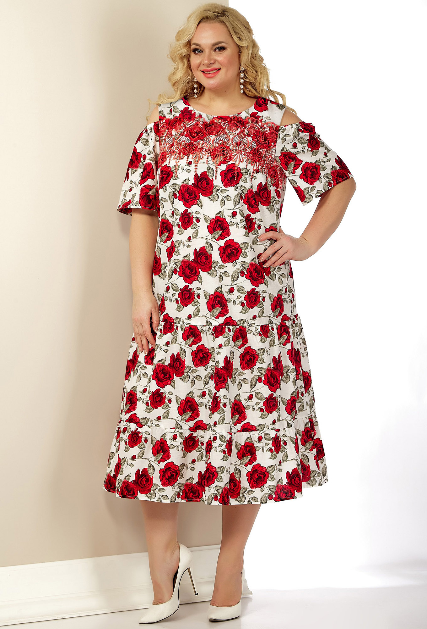 ст. цена2999руб.! Платье AIRA STYLE 967 розы