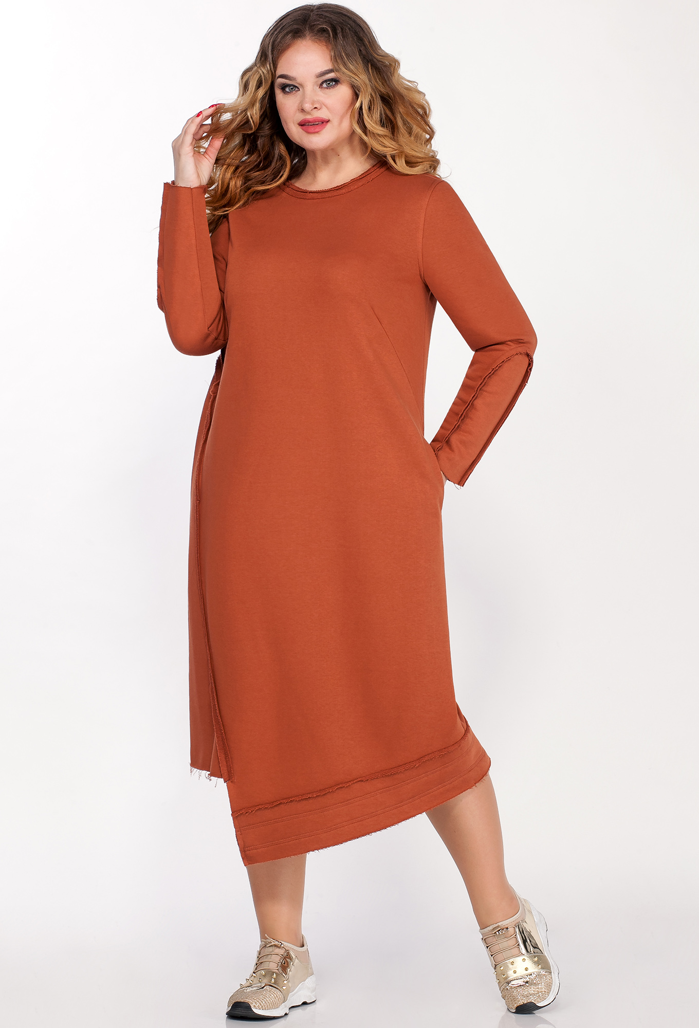 ст. цена2499руб.! Платье МЕДЕЯ И К 2053 терракотовый