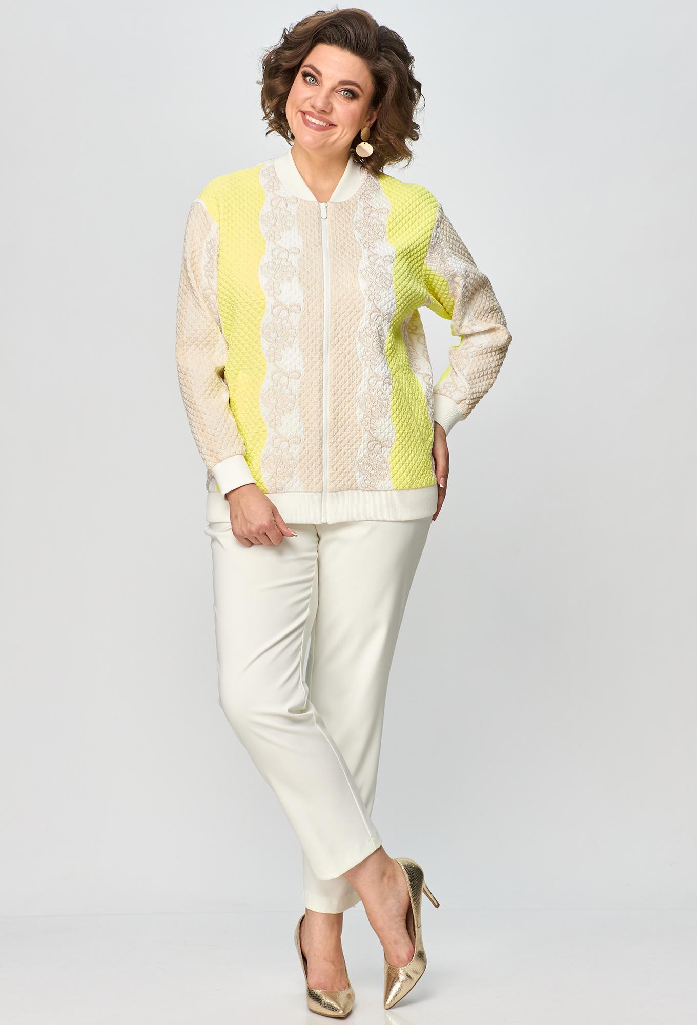 ст. цена1999руб.! Жакет Anastasia Mak 1126А молочно-желтый