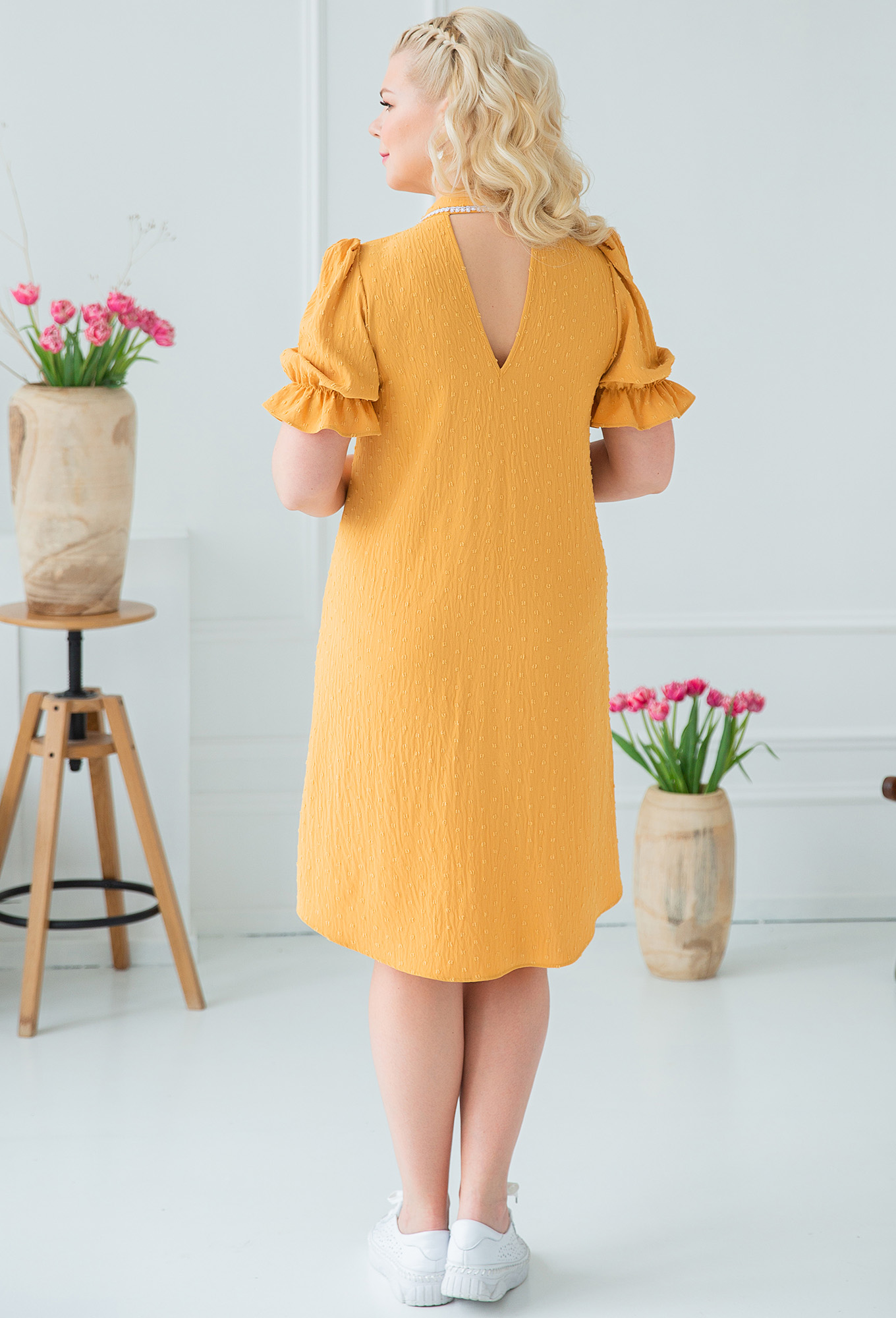 ст. цена2199руб.! Платье ASV 2374 охра