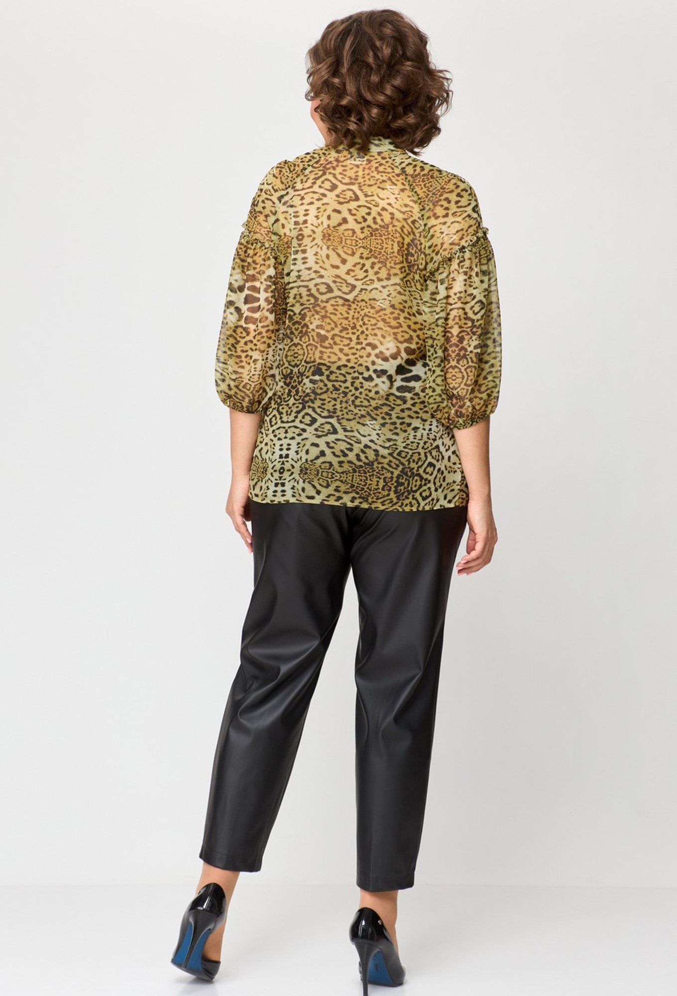 ст. цена1799руб.! Блуза Anastasia Mak 1114 желтый мультиколор