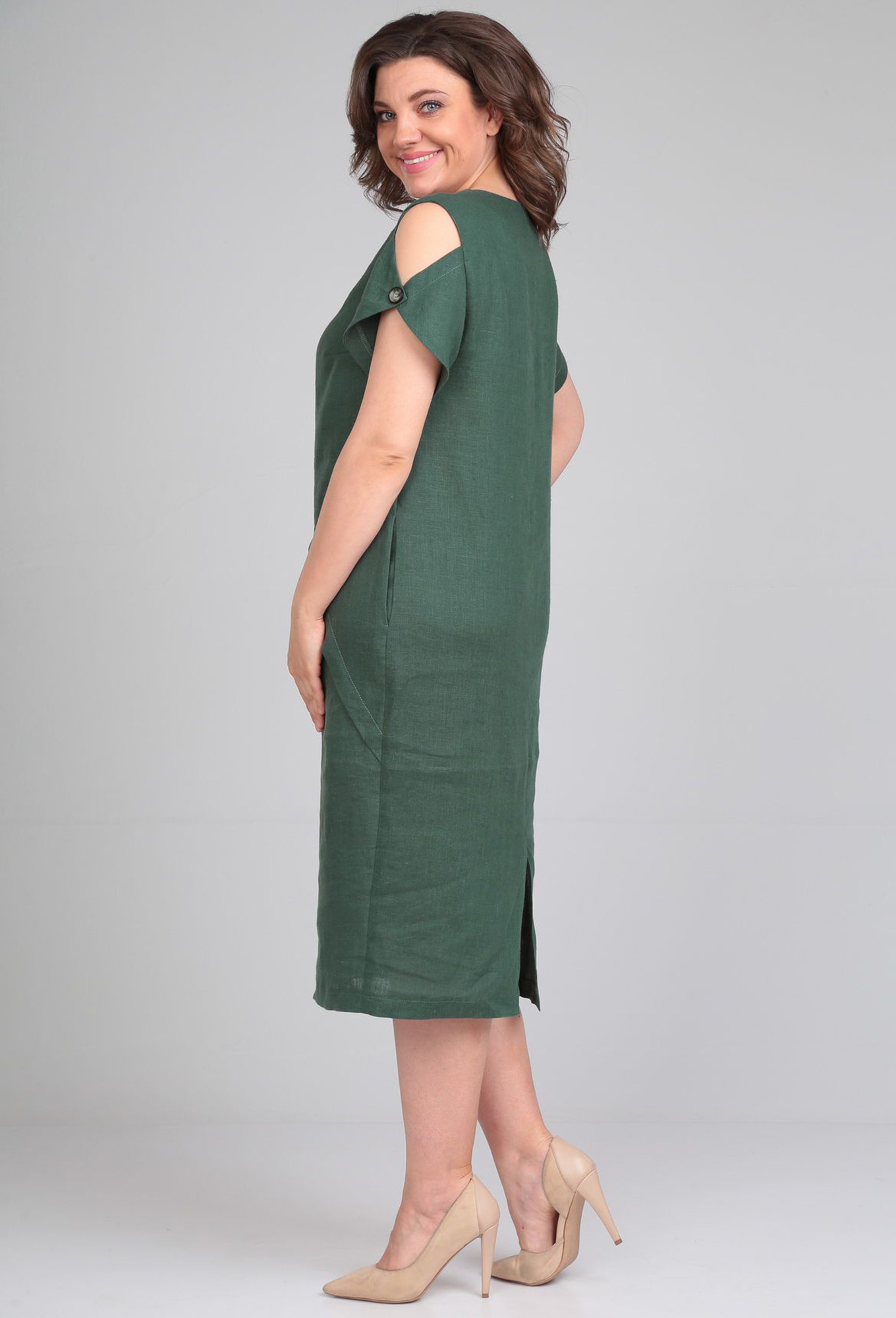 ст. цена2299руб.! Платье Diamant 1870 т.зелёный