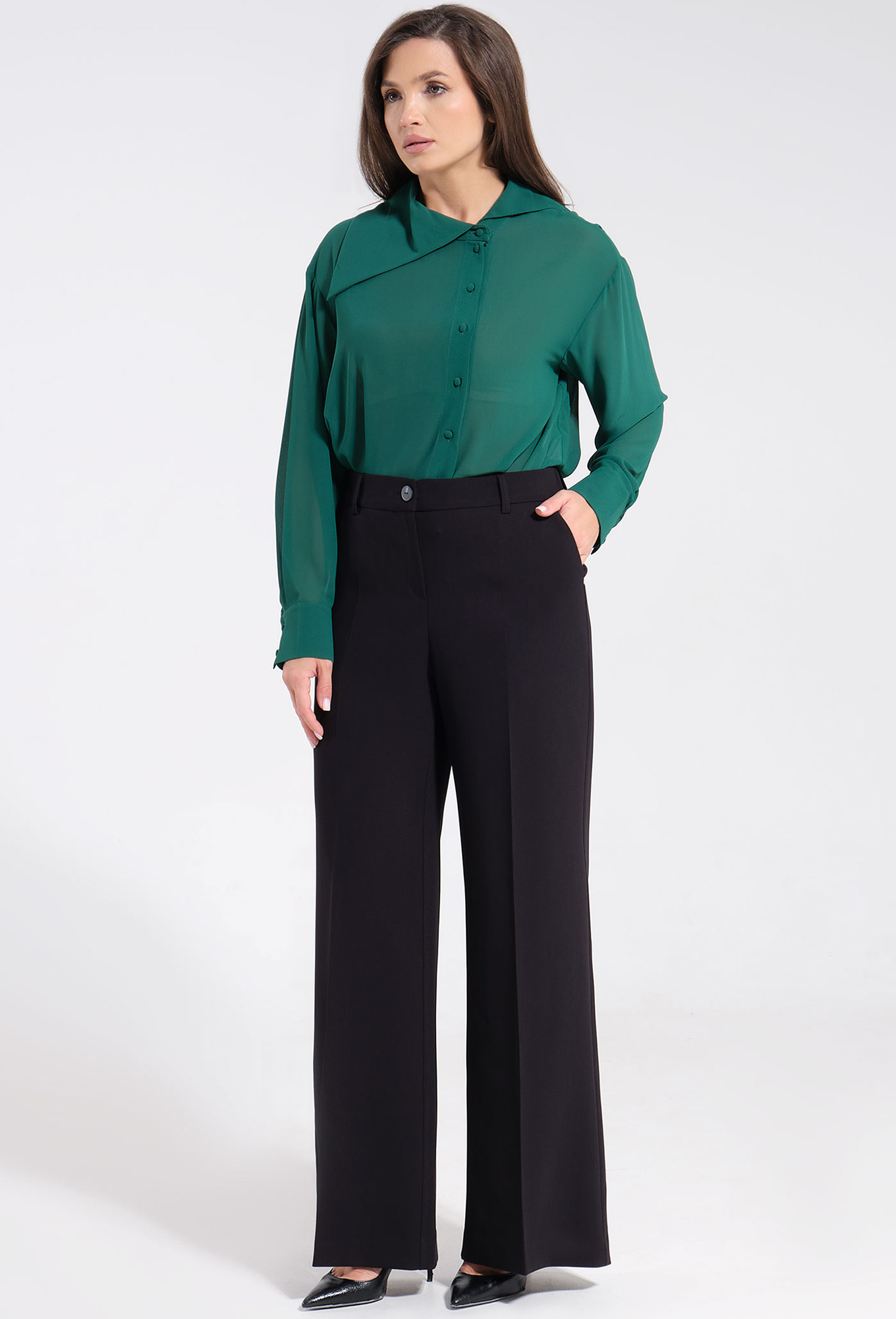 ст. цена2199руб.! Блуза Panda 123143 зелёный