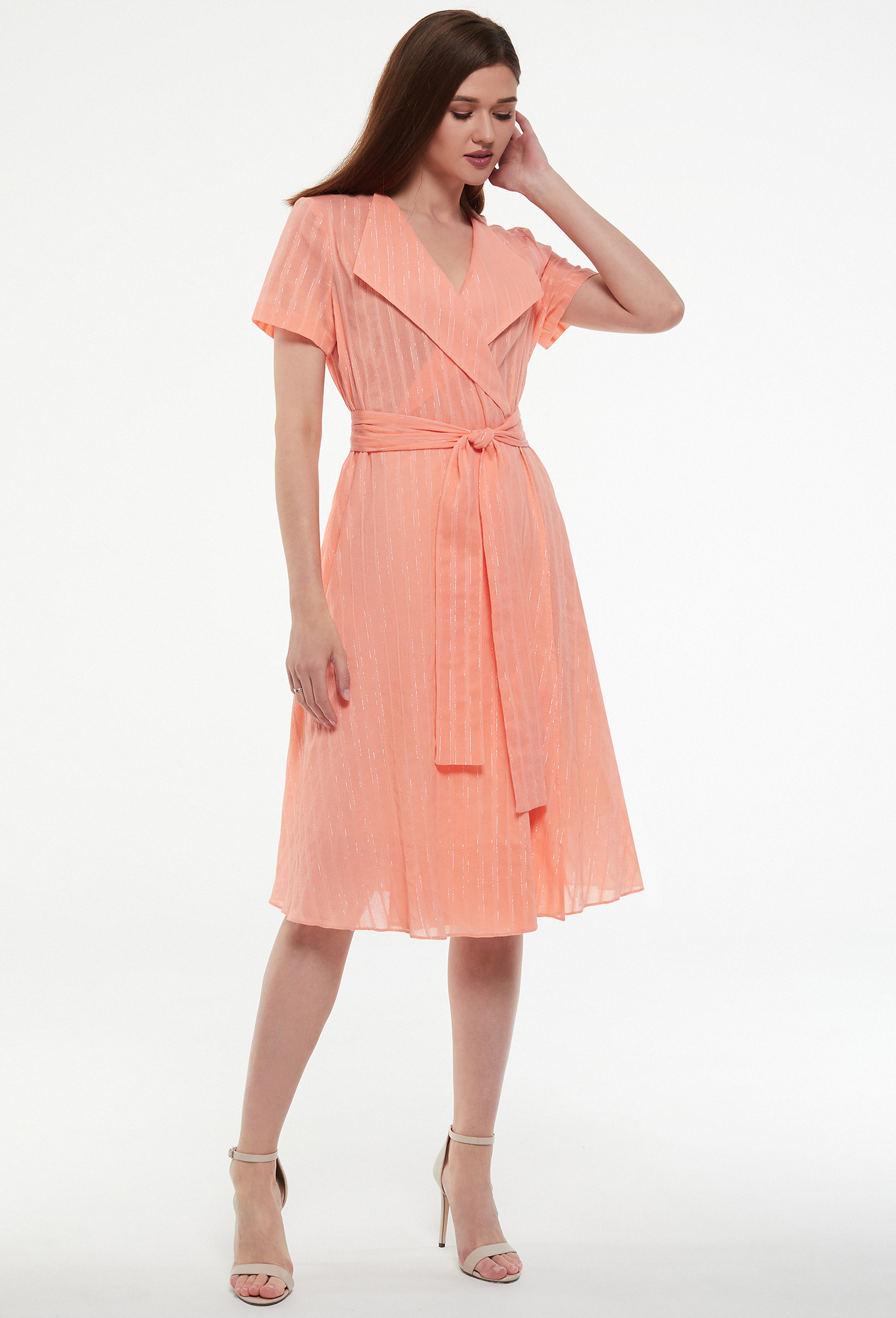 ст. цена1999руб.! Платье Bazalini 4432 оранжевый