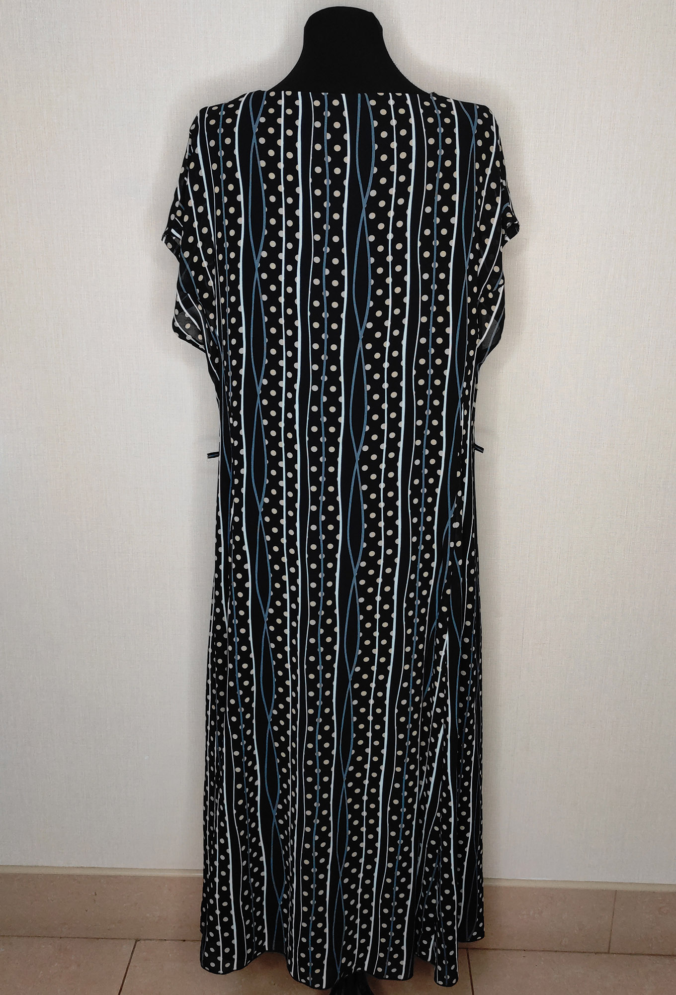 ст. цена2099руб.! Платье ASV 2328-1 черно-бежевый