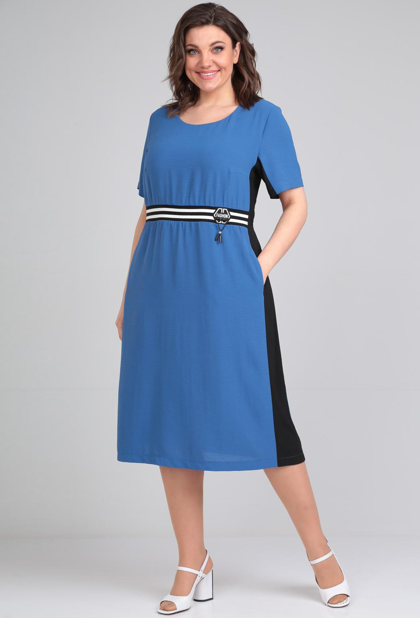 ст. цена2199руб.! Платье Diamant 1865 синий