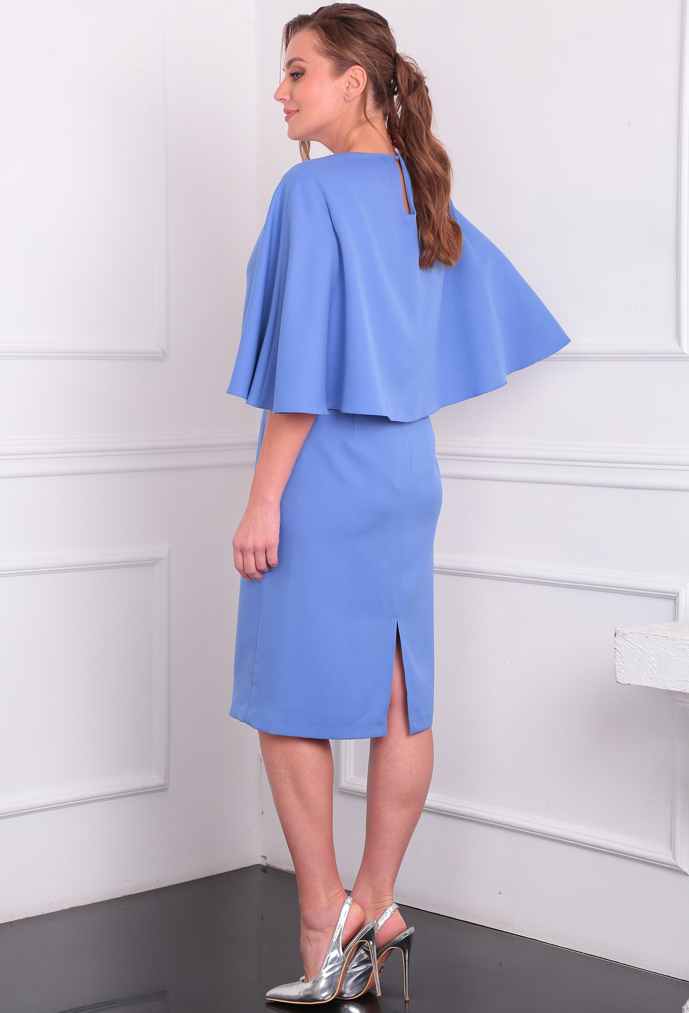 ст. цена2499руб.! Платье Lady Line 532 синий