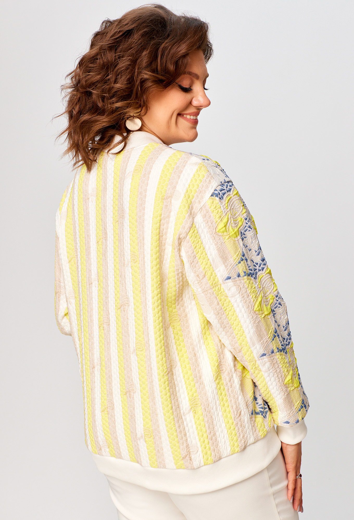 ст. цена1999руб.! Жакет Anastasia Mak 1126А молочно-синий