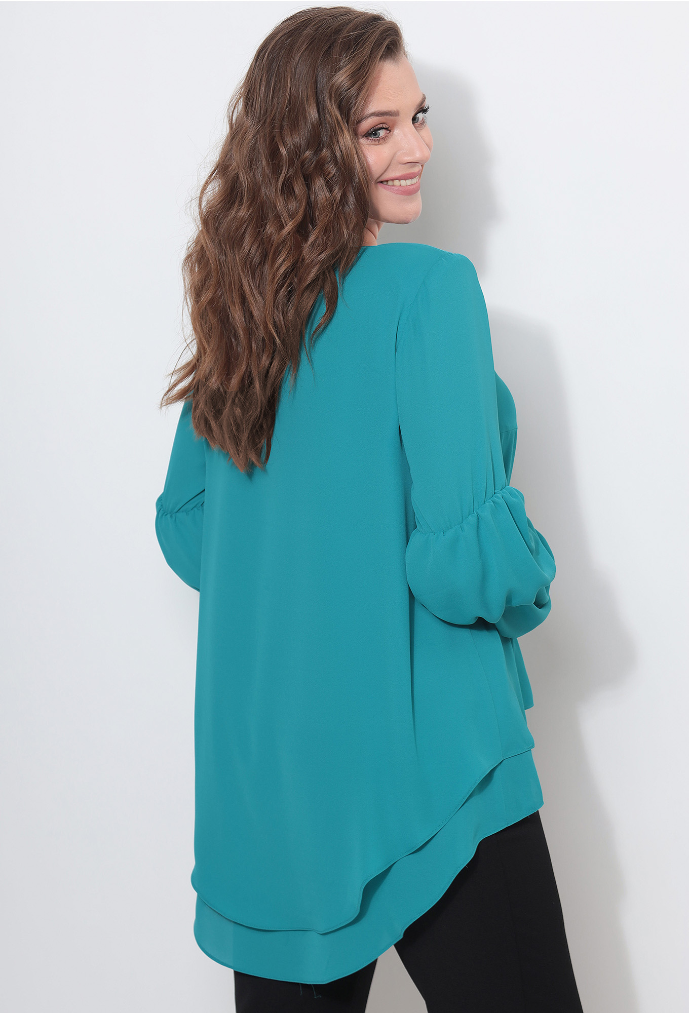 ст. цена1799руб.! Блуза Lenata 11066 бирюза