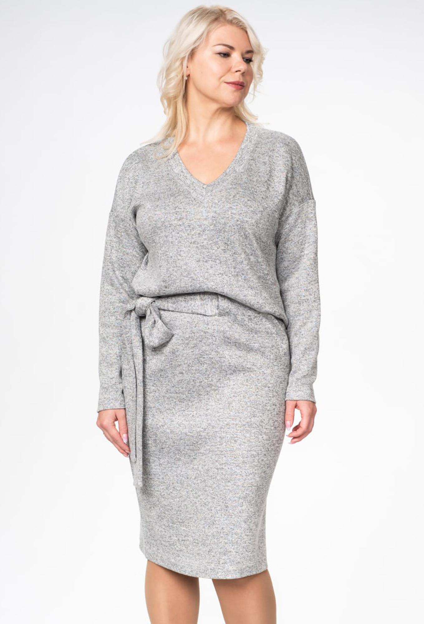 ст. цена2199руб.! Платье ASV 2126 серый