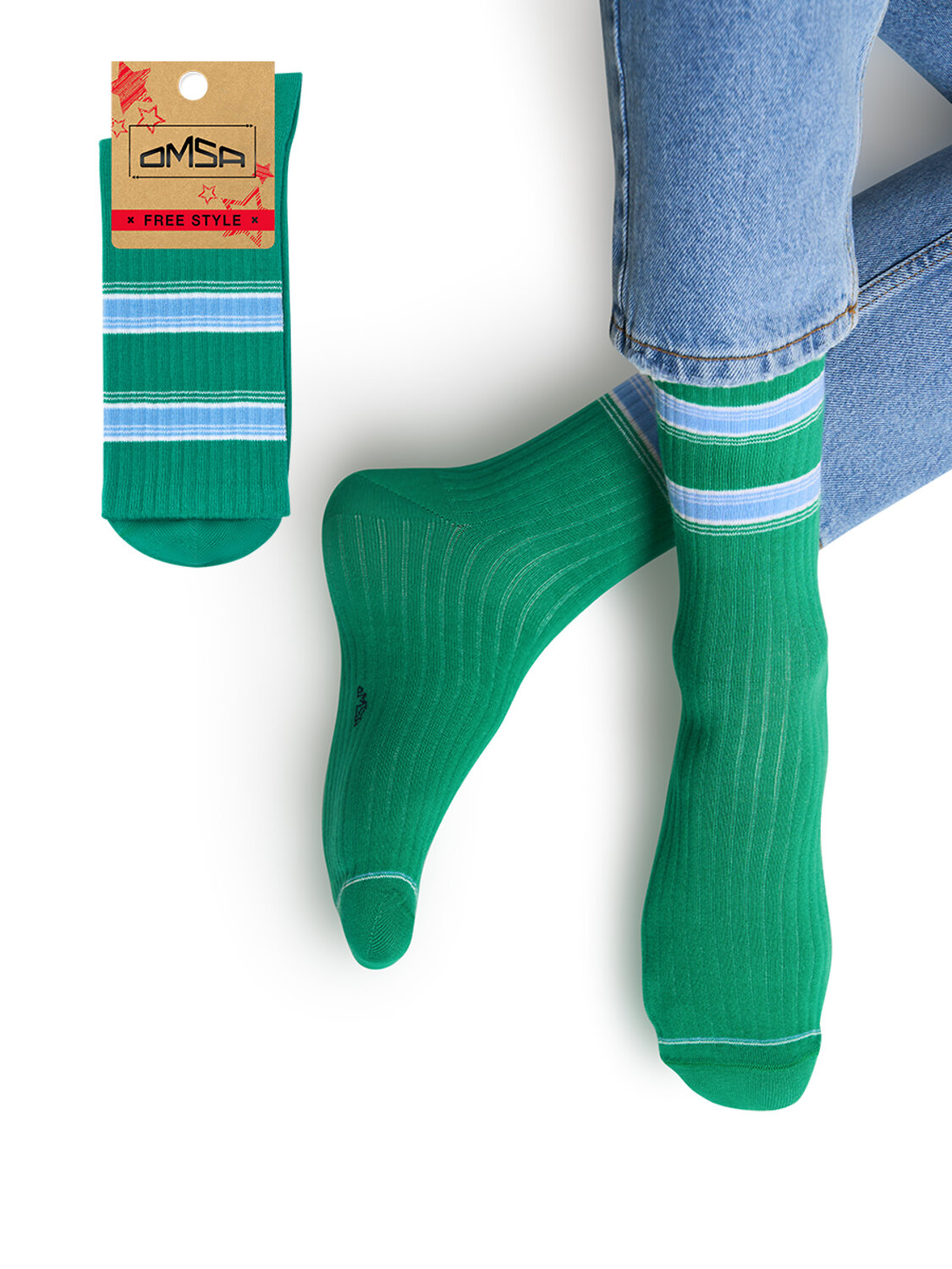 ст. цена106руб.! Omsa Носки OMSA FREESTYLE 617
