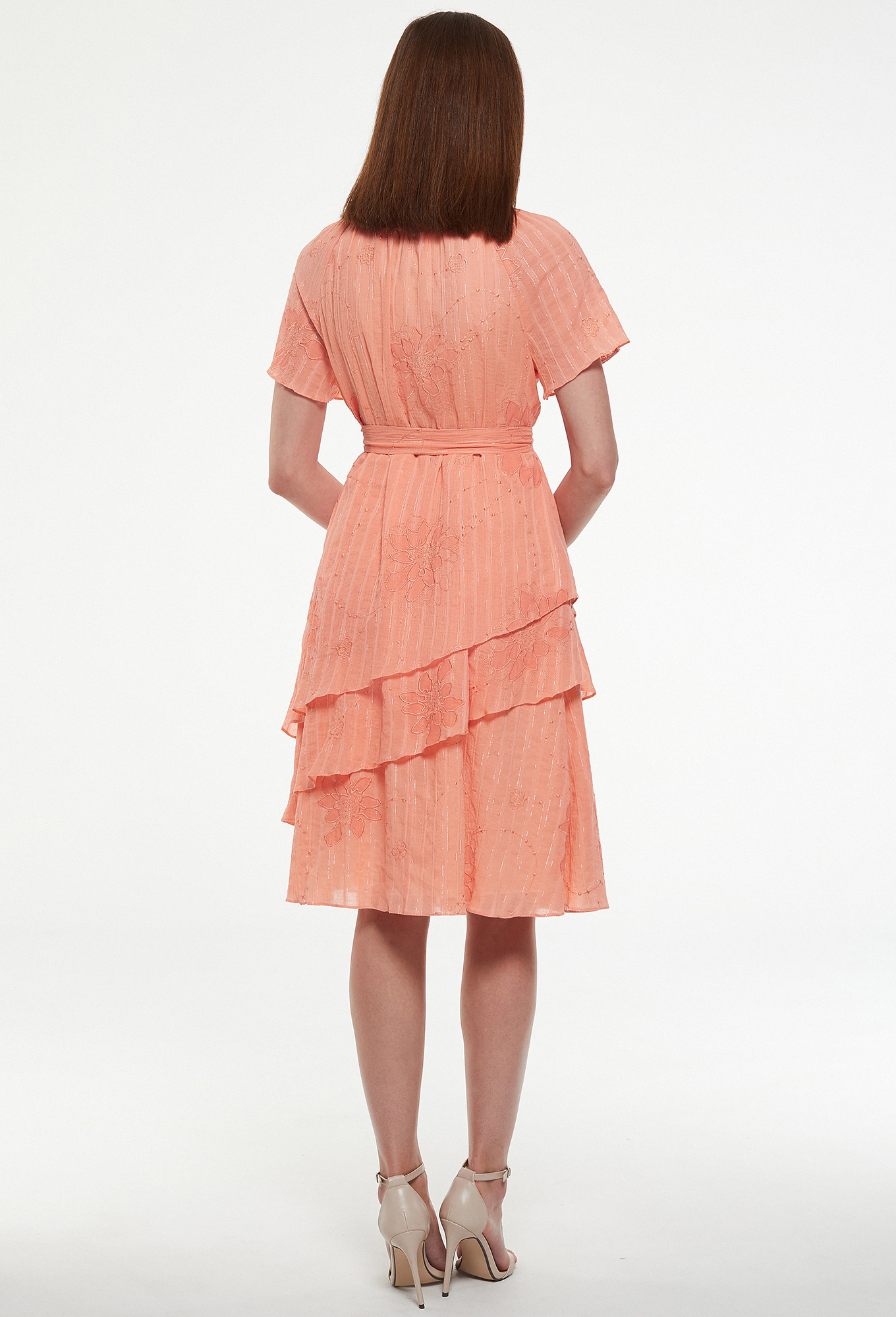 ст. цена1999руб.! Платье Bazalini 3458 оранжевый